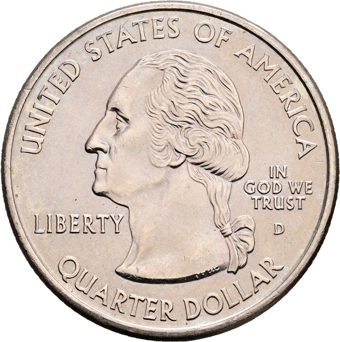 Quarter Dollar 2002 D – Vorderseite