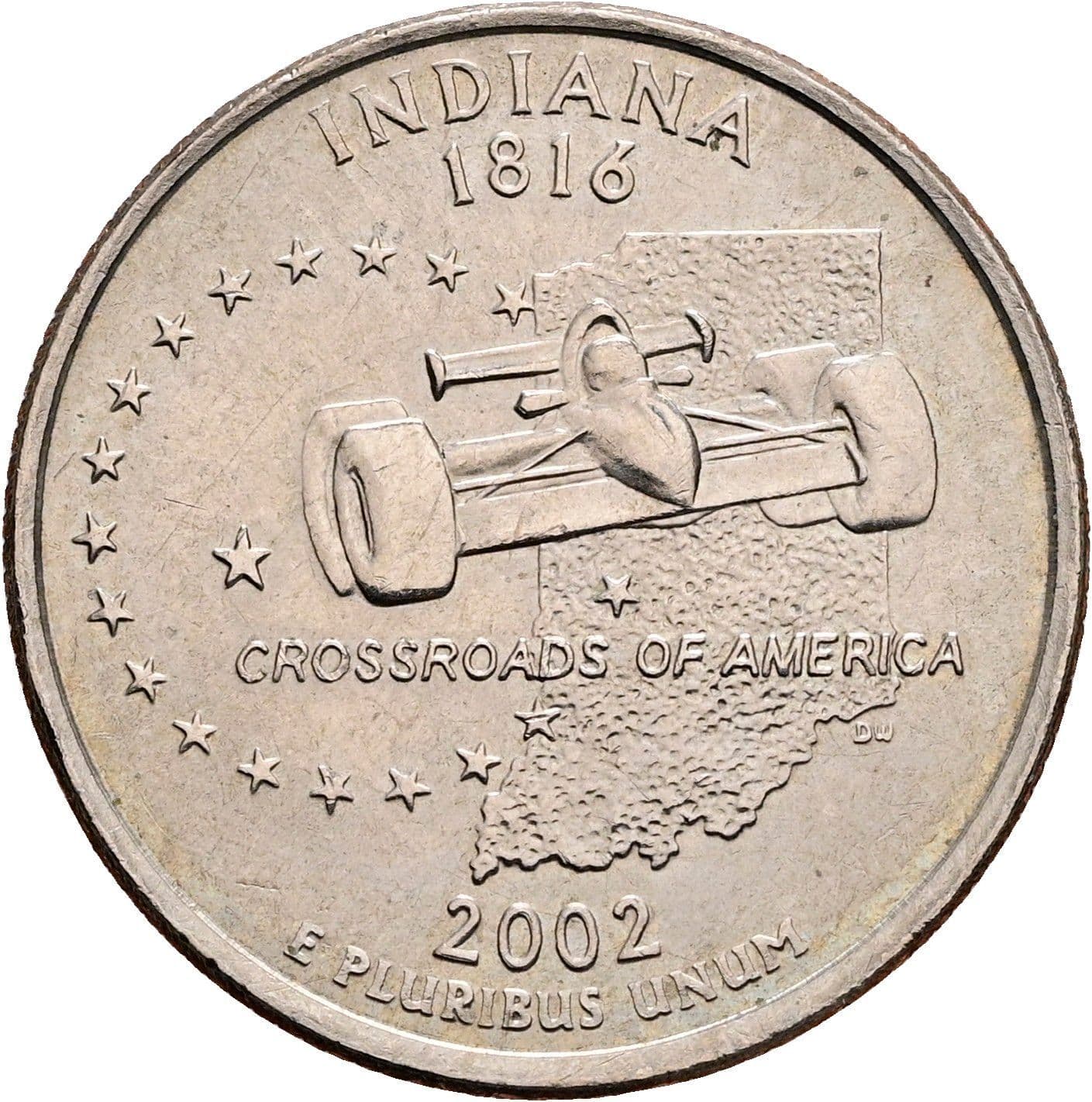 Quarter Dollar 2002 P – Rückseite