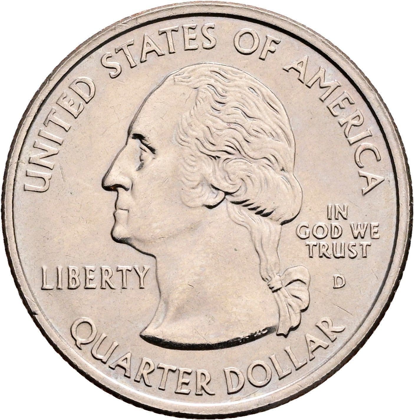 Quarter Dollar 2007 D – Vorderseite