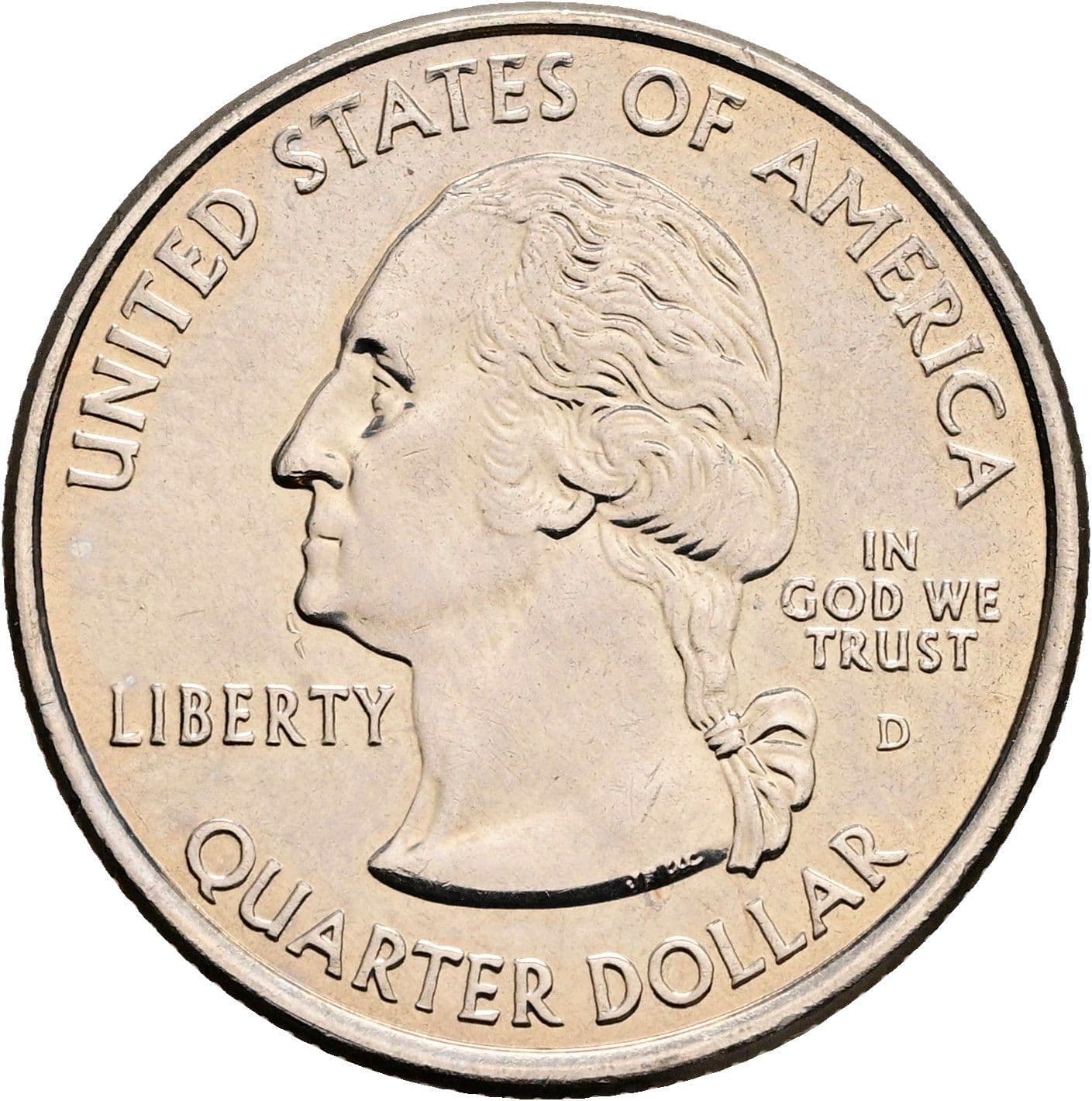 Quarter Dollar 2007 D – Vorderseite
