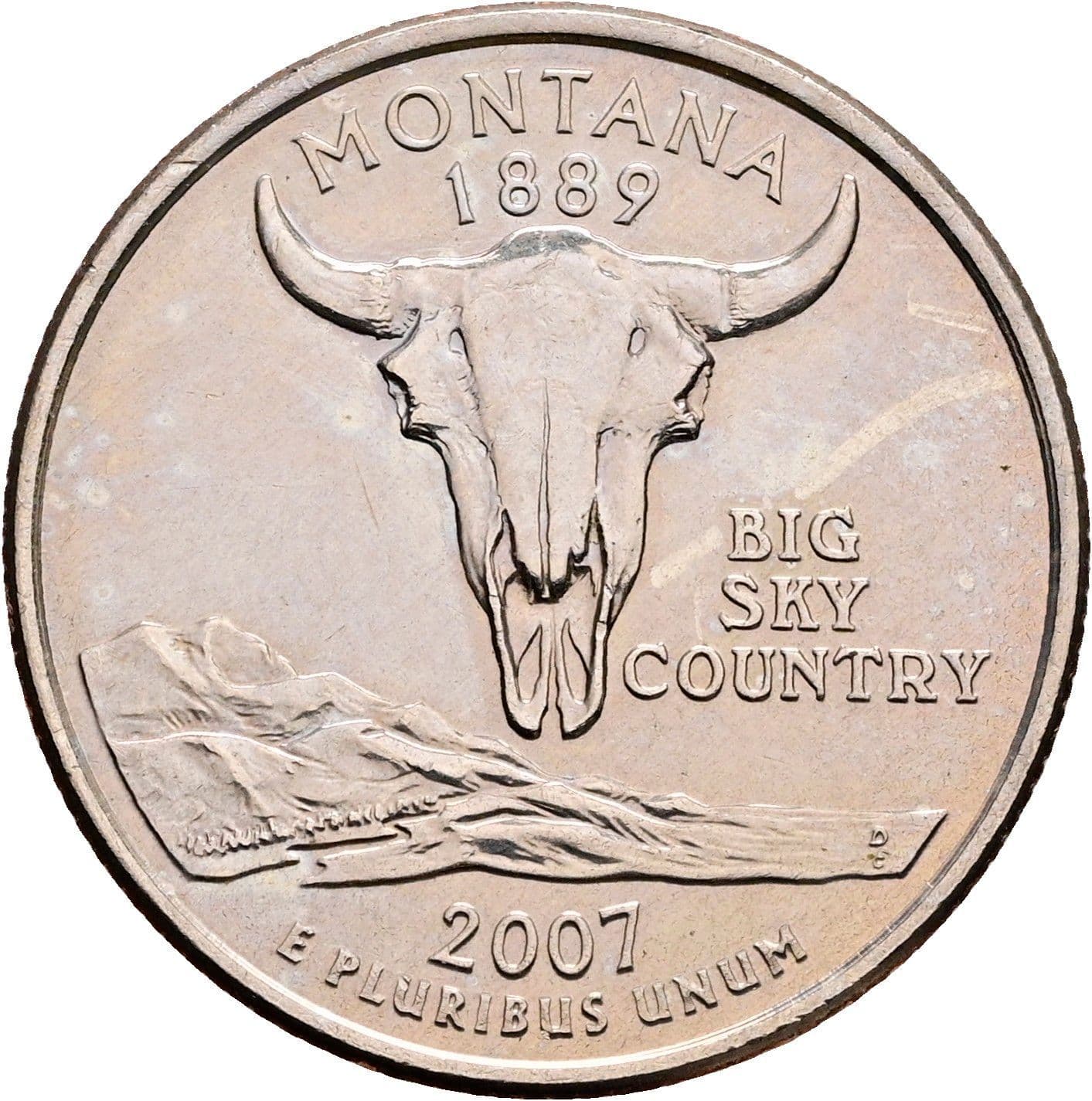 Quarter Dollar 2007 D – Rückseite