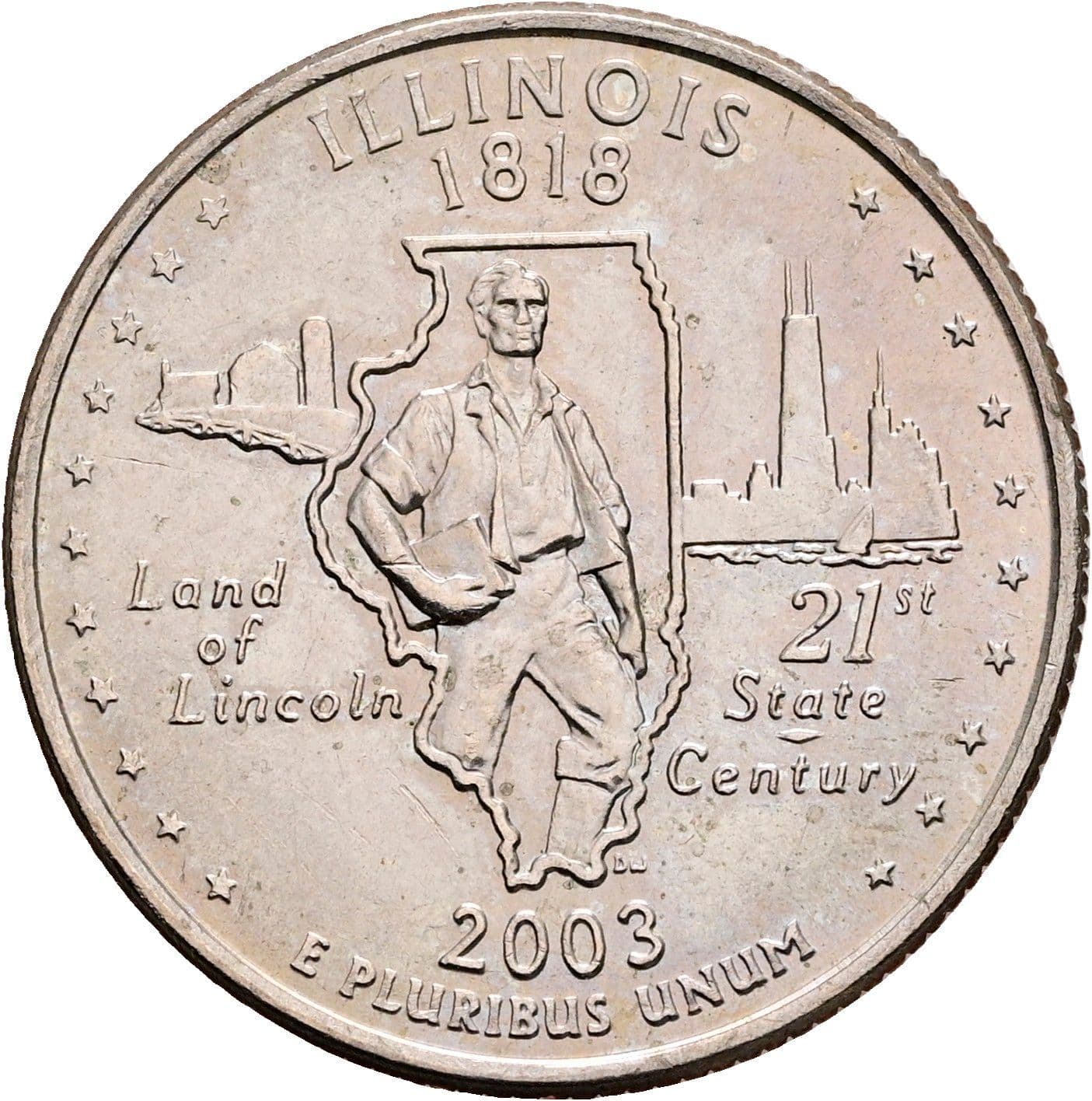 Quarter Dollar 2003 P – Rückseite