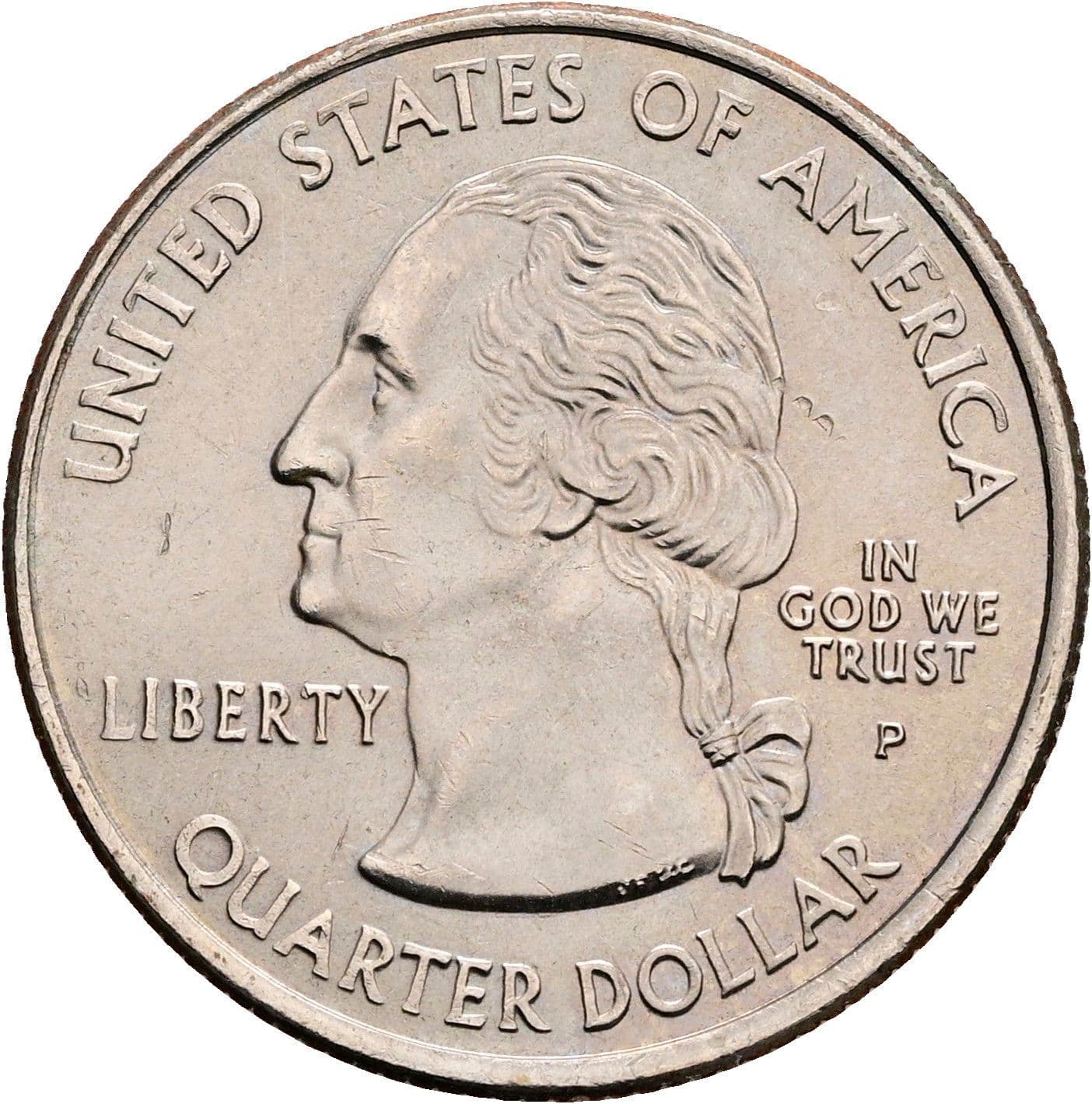 Quarter Dollar 2002 P – Vorderseite