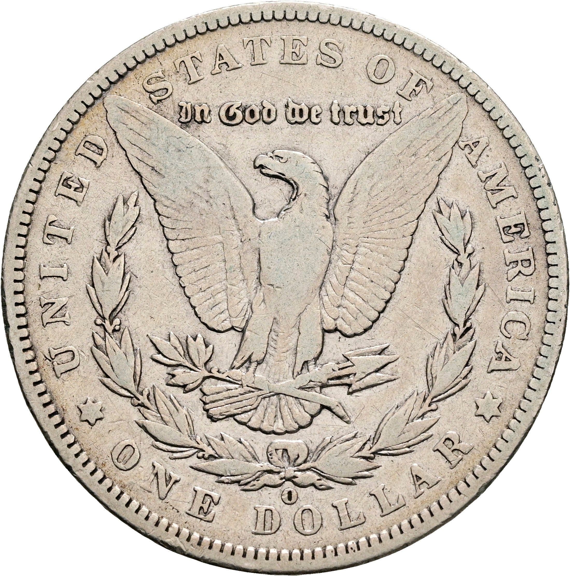 Morgan Dollar 1896 O – Rückseite