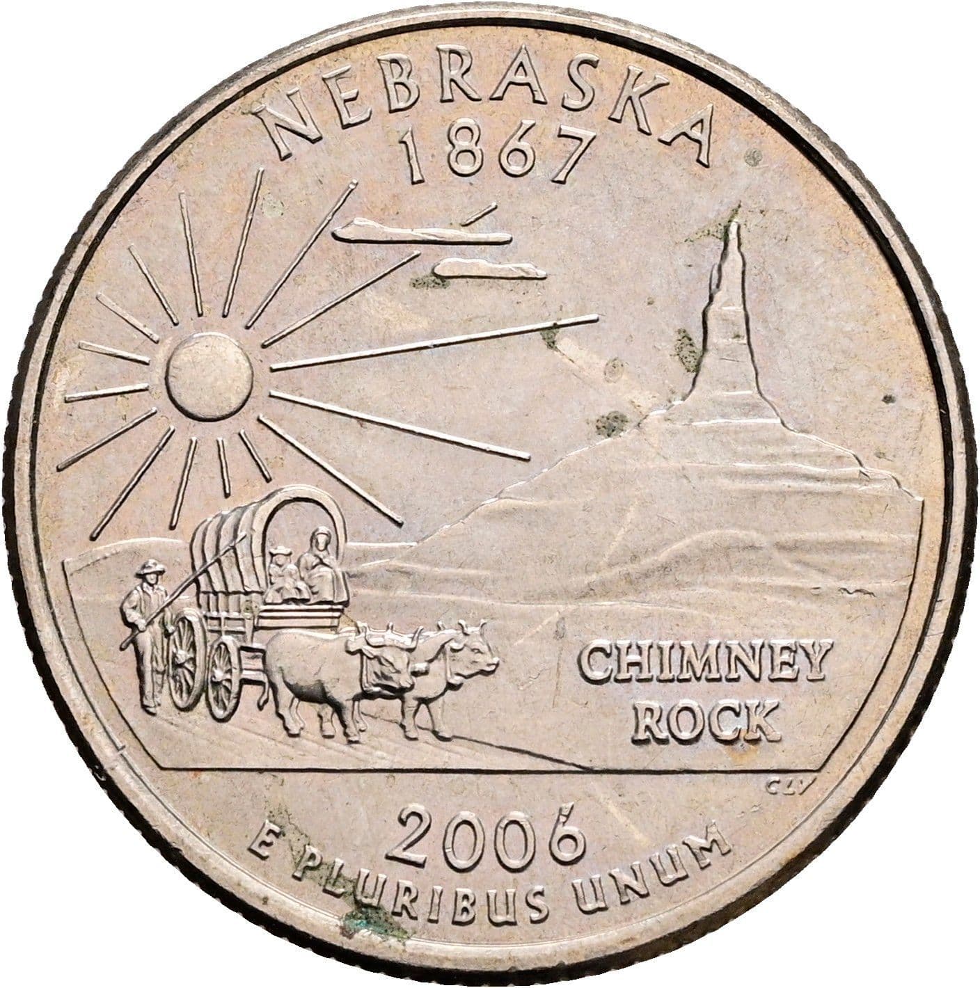Quarter Dollar 2006 P – Rückseite