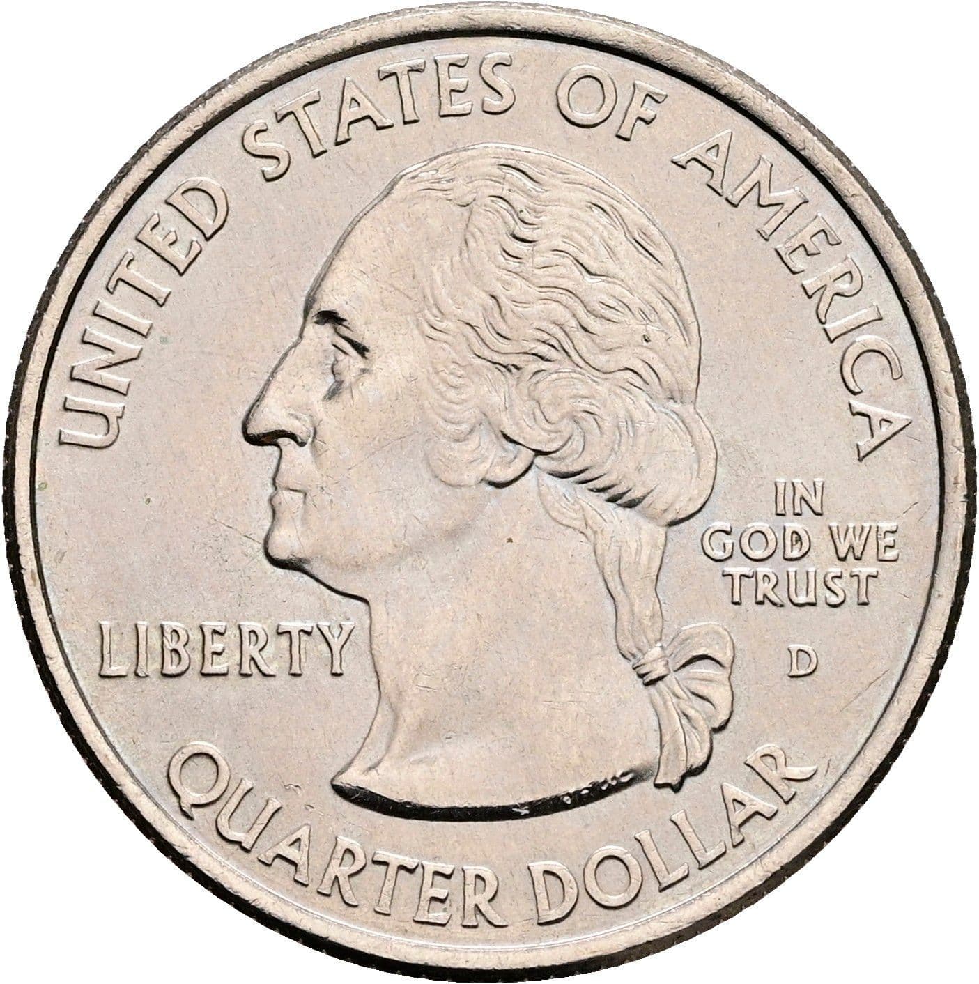 Quarter Dollar 2007 D – Vorderseite