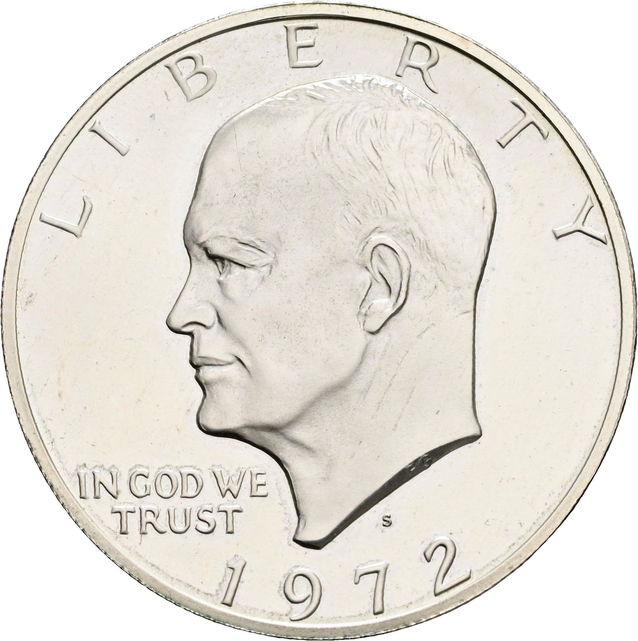 1 Dollar 1972 S – Vorderseite