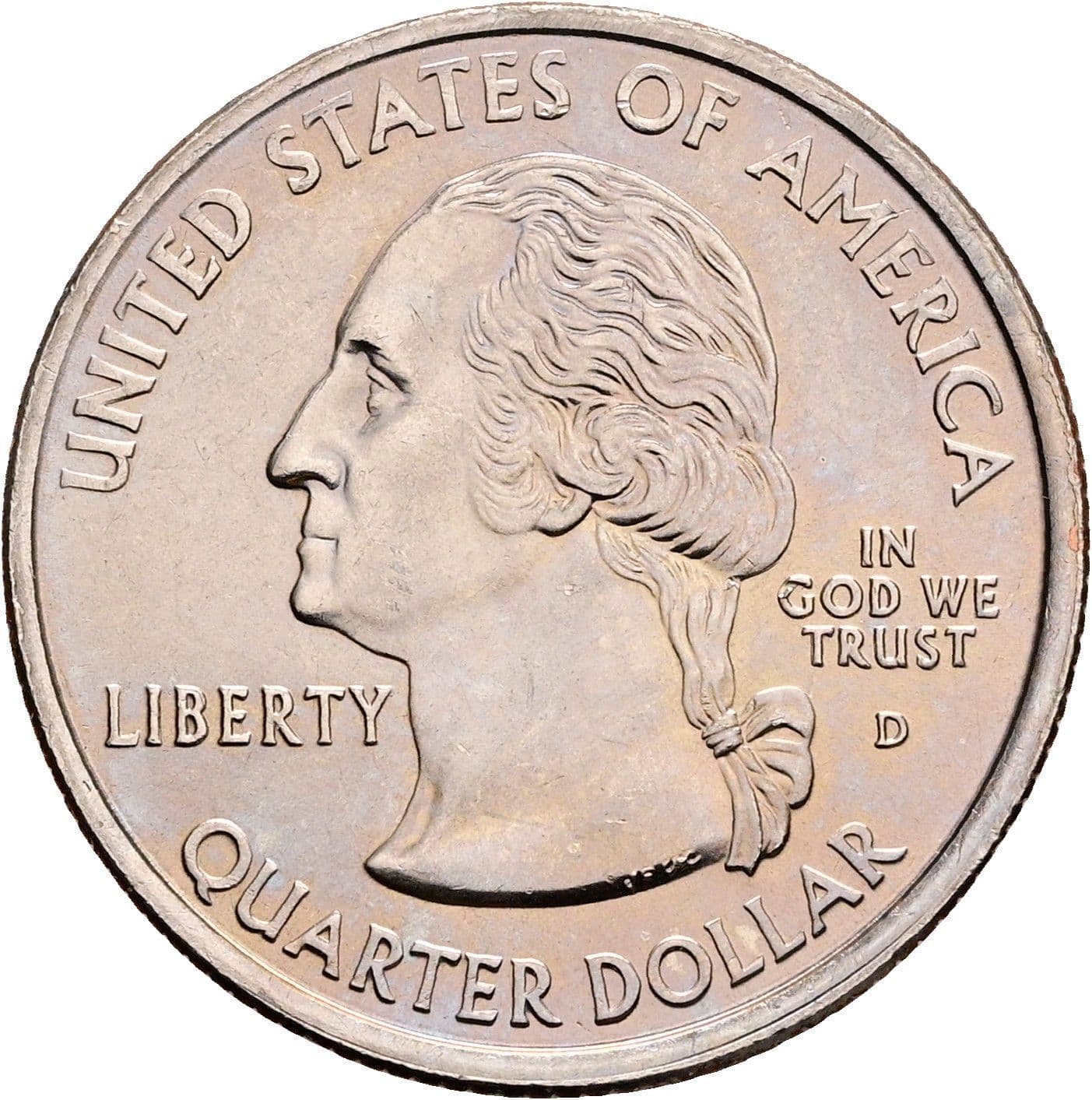 Quarter Dollar 2000 D – Vorderseite
