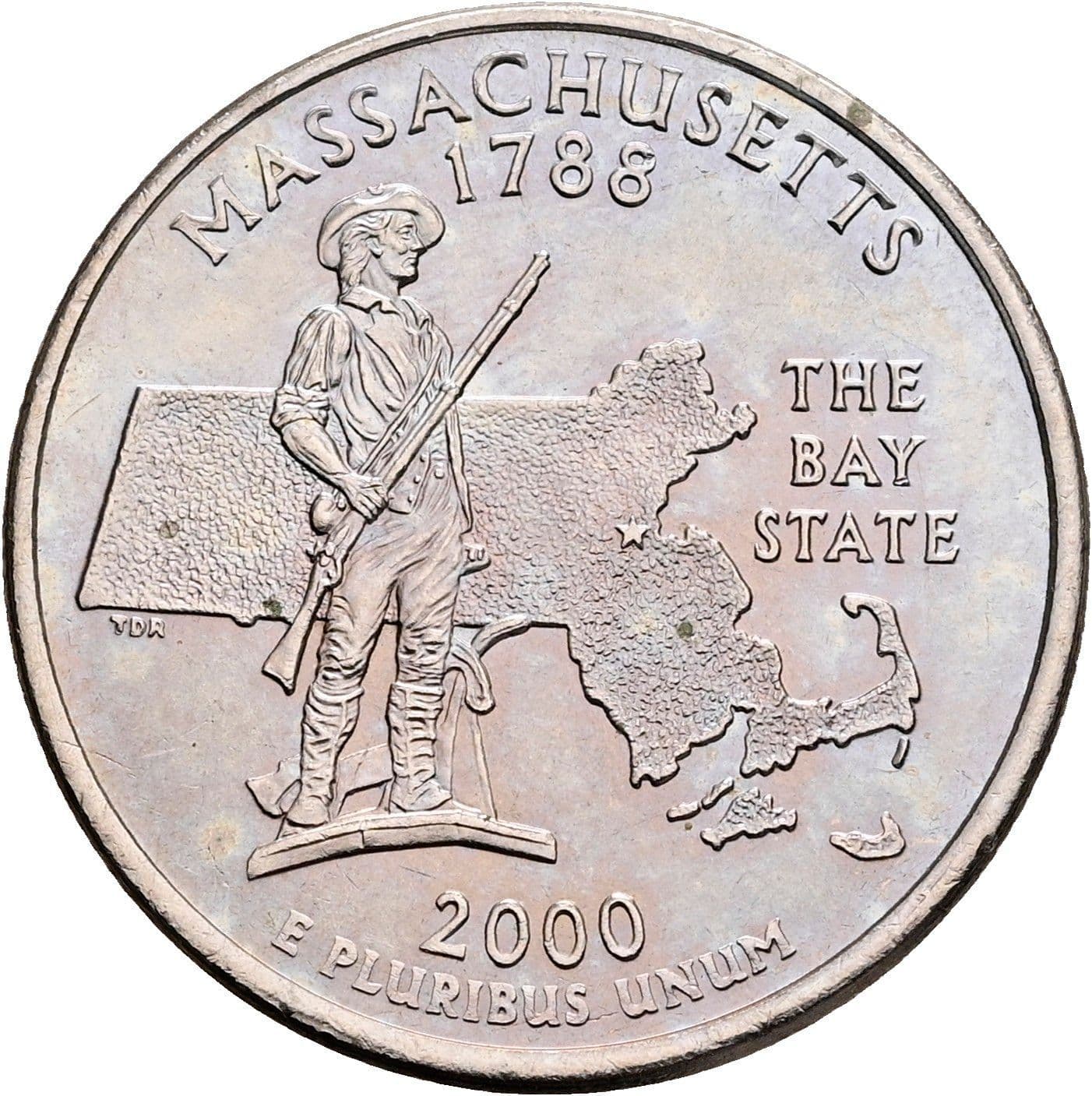 Quarter Dollar 2000 D – Rückseite