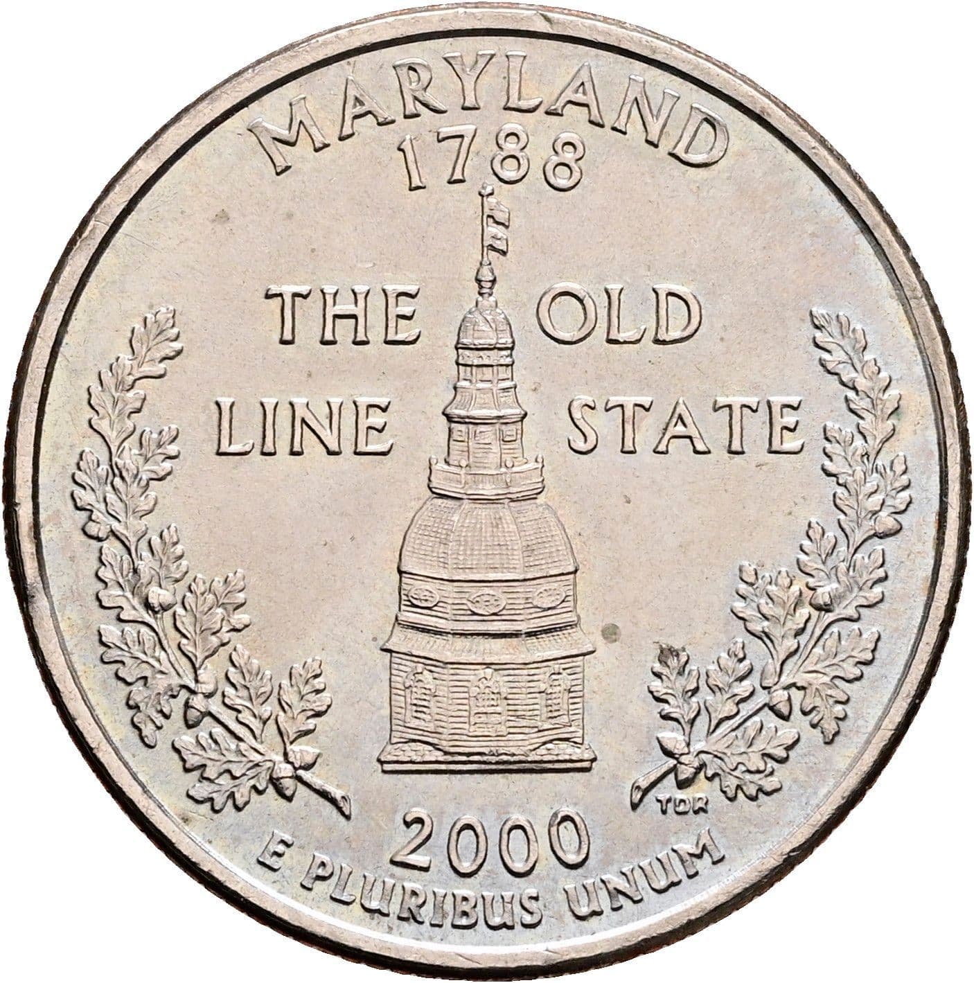 Quarter Dollar 2000 P – Rückseite