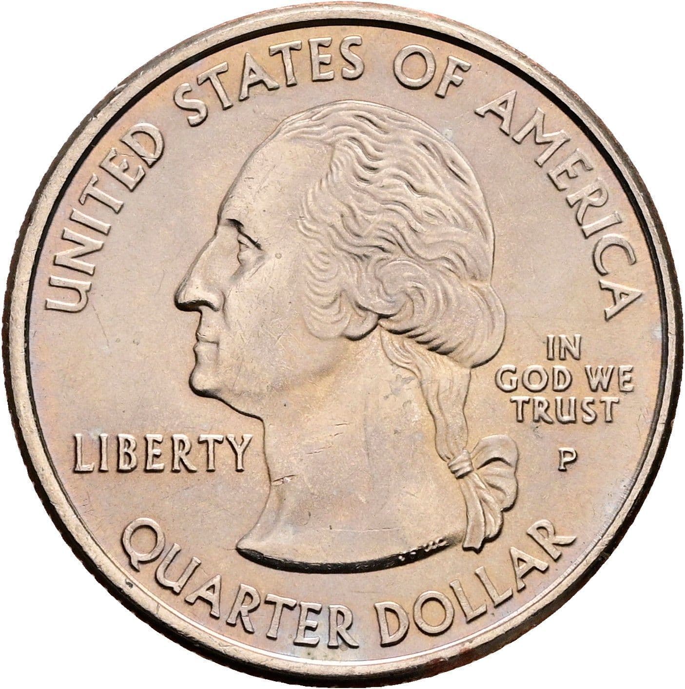 Quarter Dollar 2001 P – Vorderseite