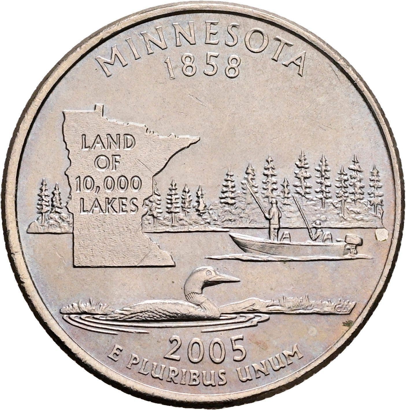 Quarter Dollar 2005 P – Rückseite