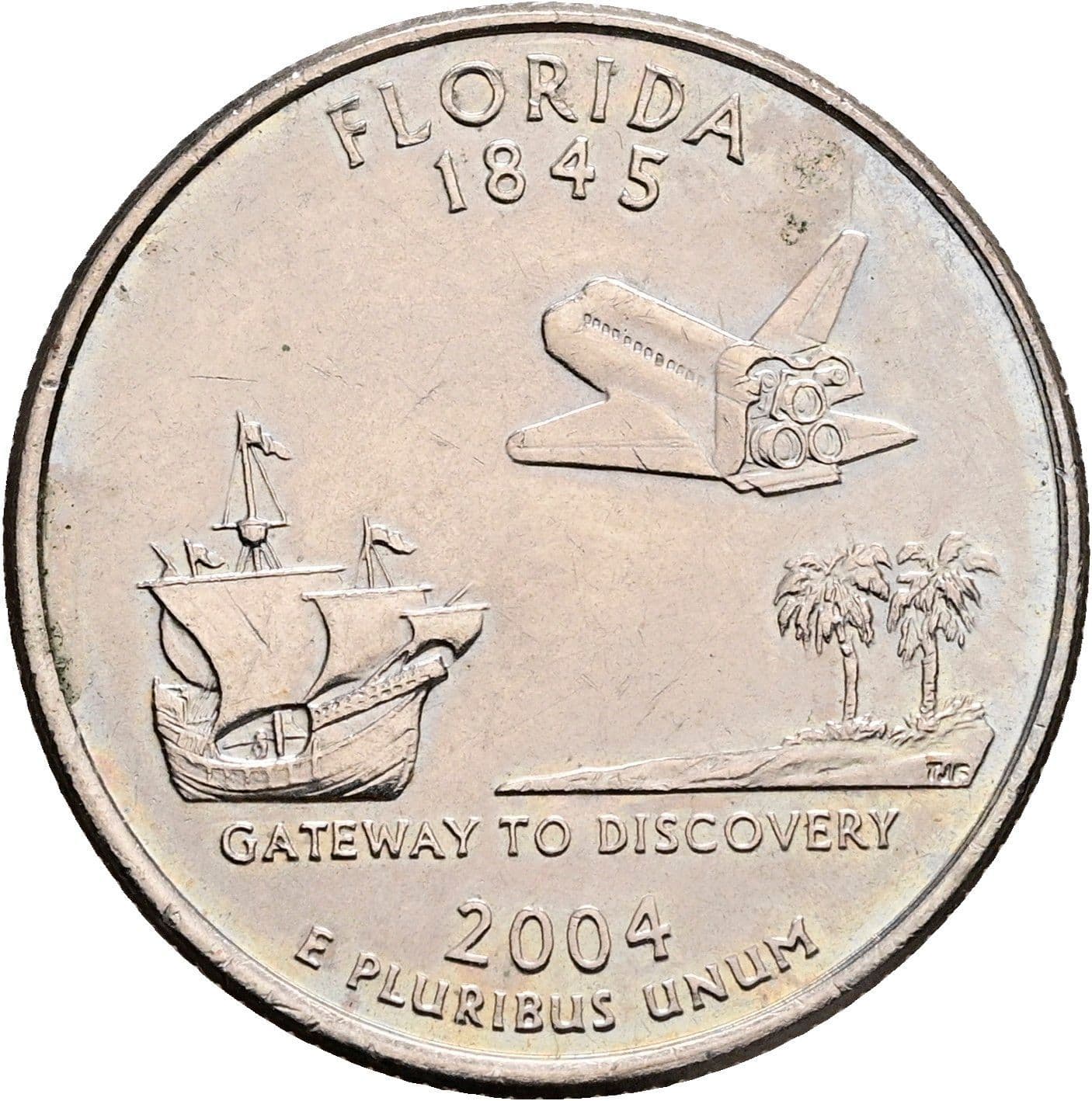 Quarter Dollar 2004 D – Rückseite
