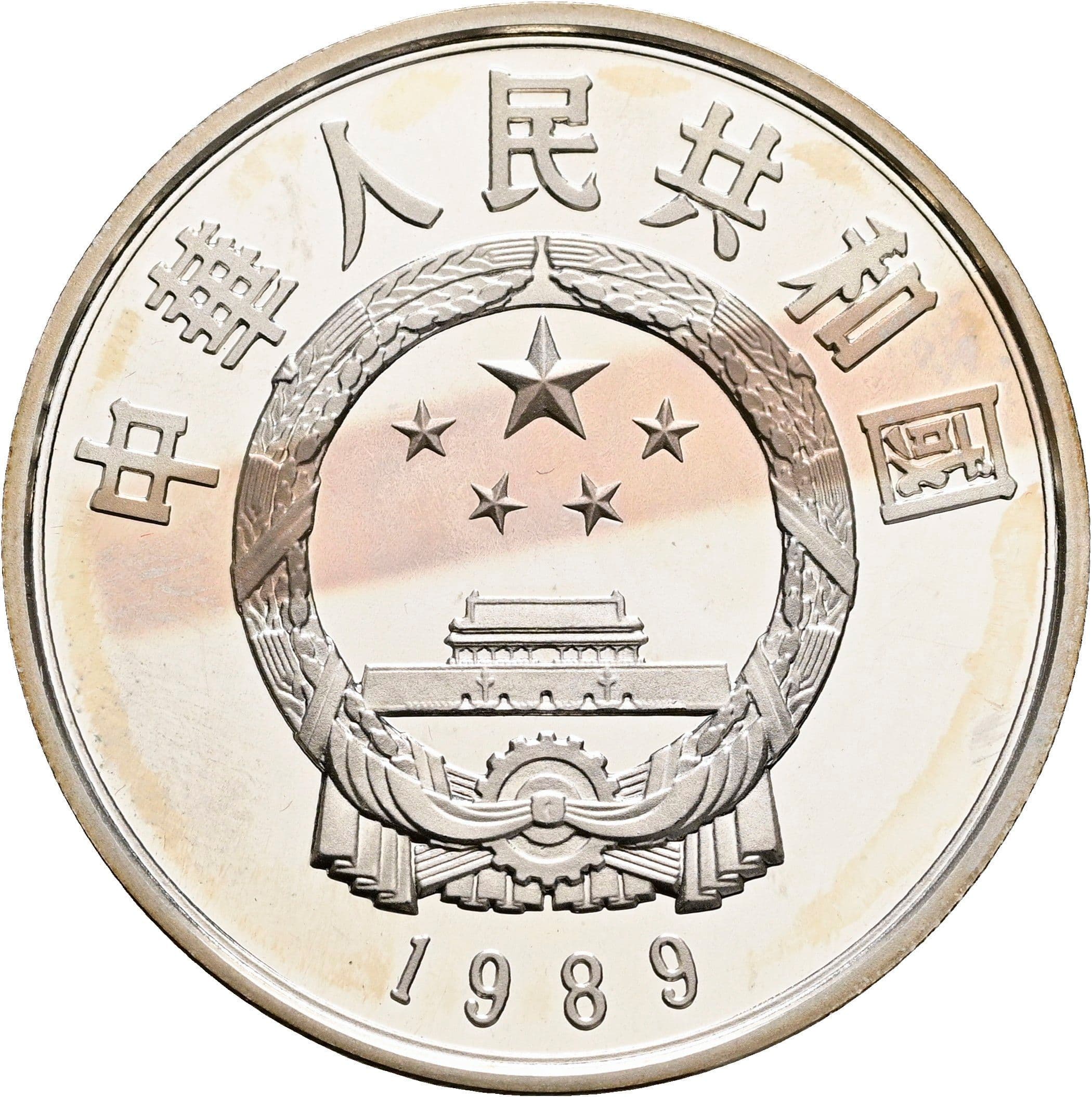 5 Yuan 1989 – Rückseite