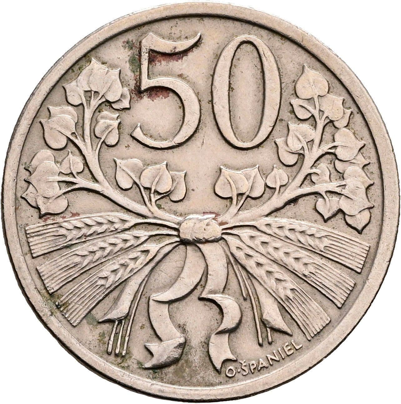 50 Haleru 1921 – Vorderseite