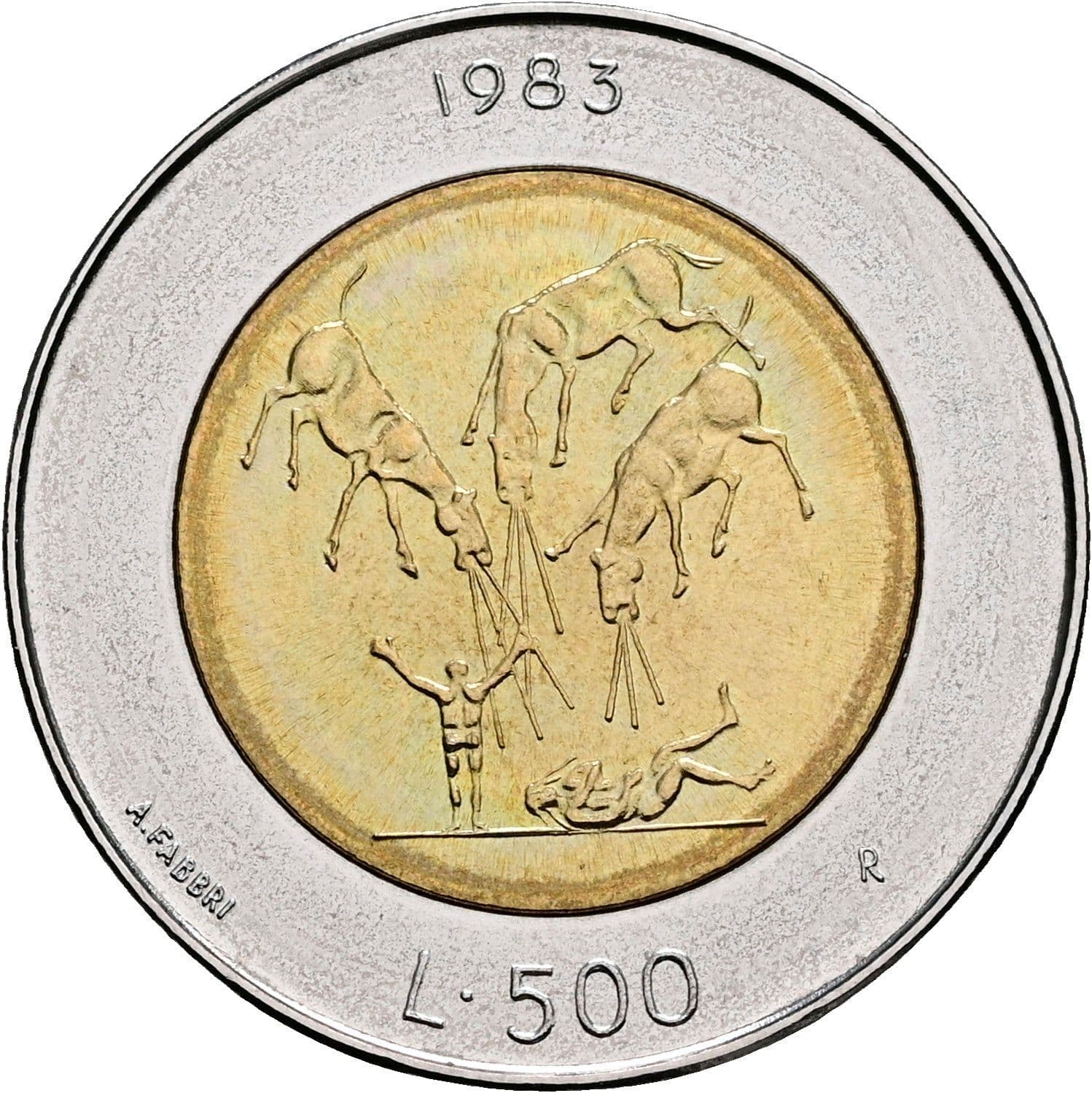500 Lire 1983 – Vorderseite