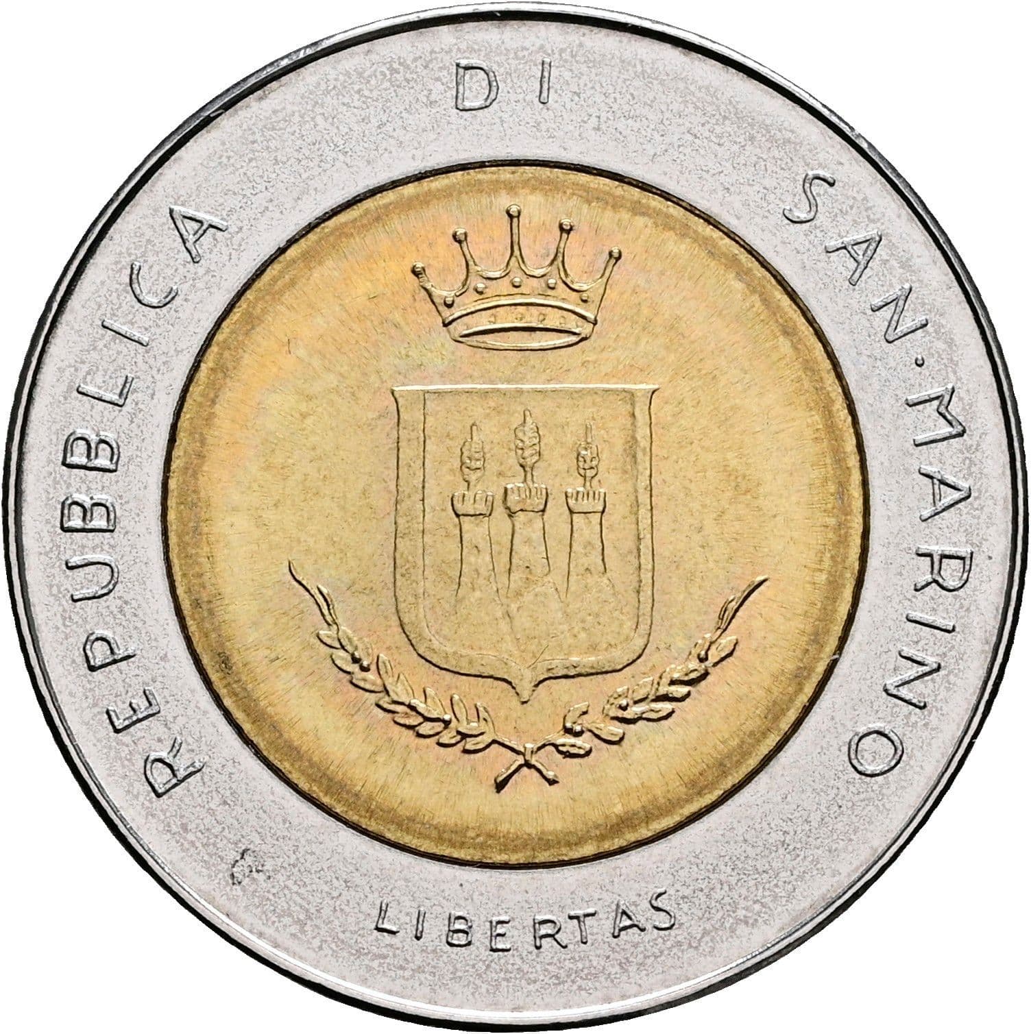 500 Lire 1983 – Rückseite