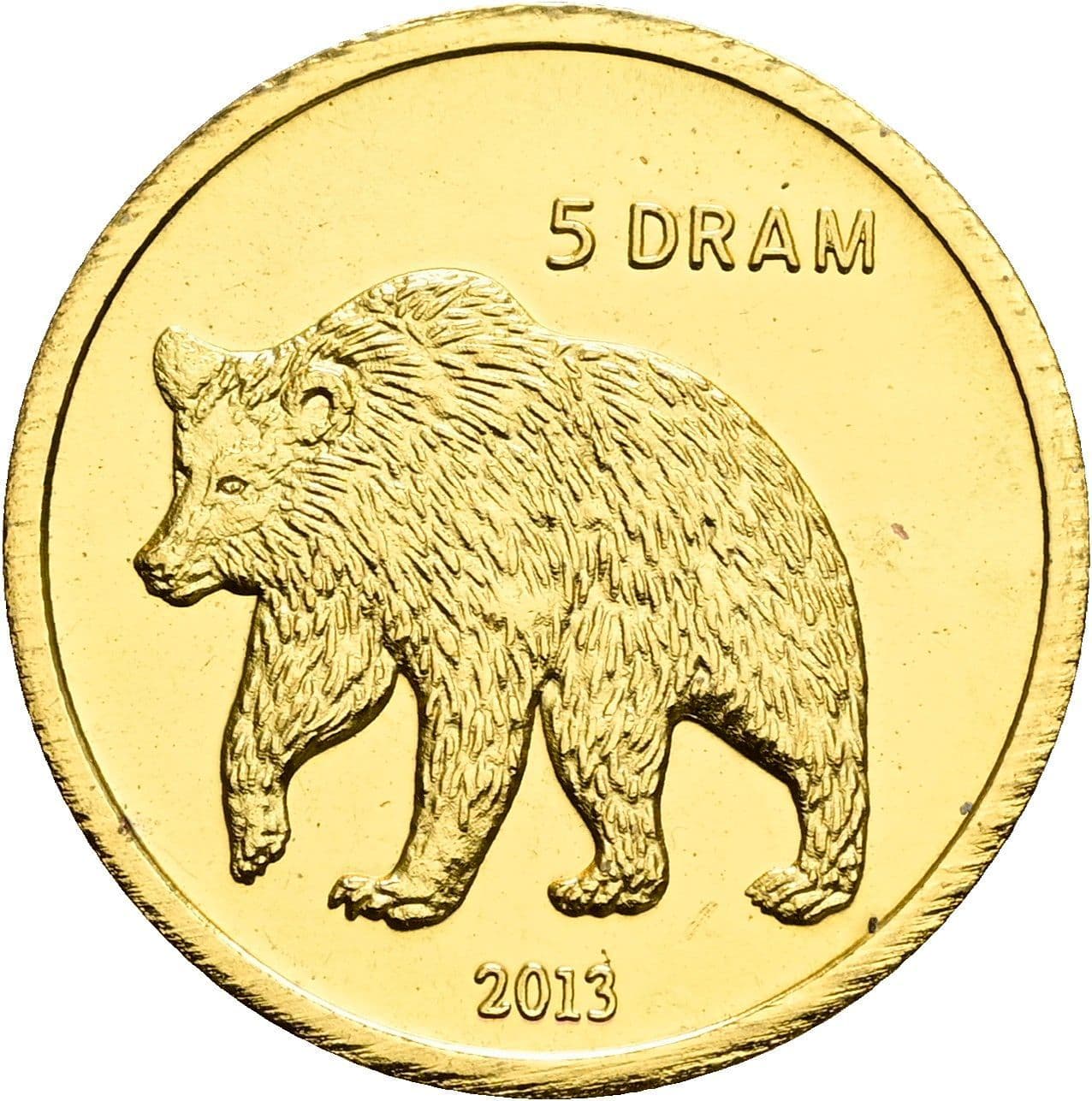5 Dram 2013 – Vorderseite