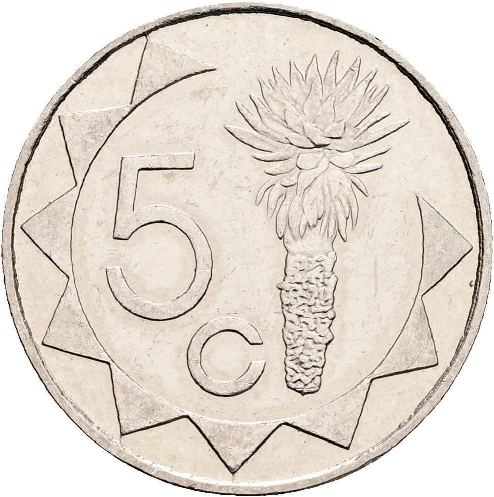 5 Cents 1993 – Vorderseite