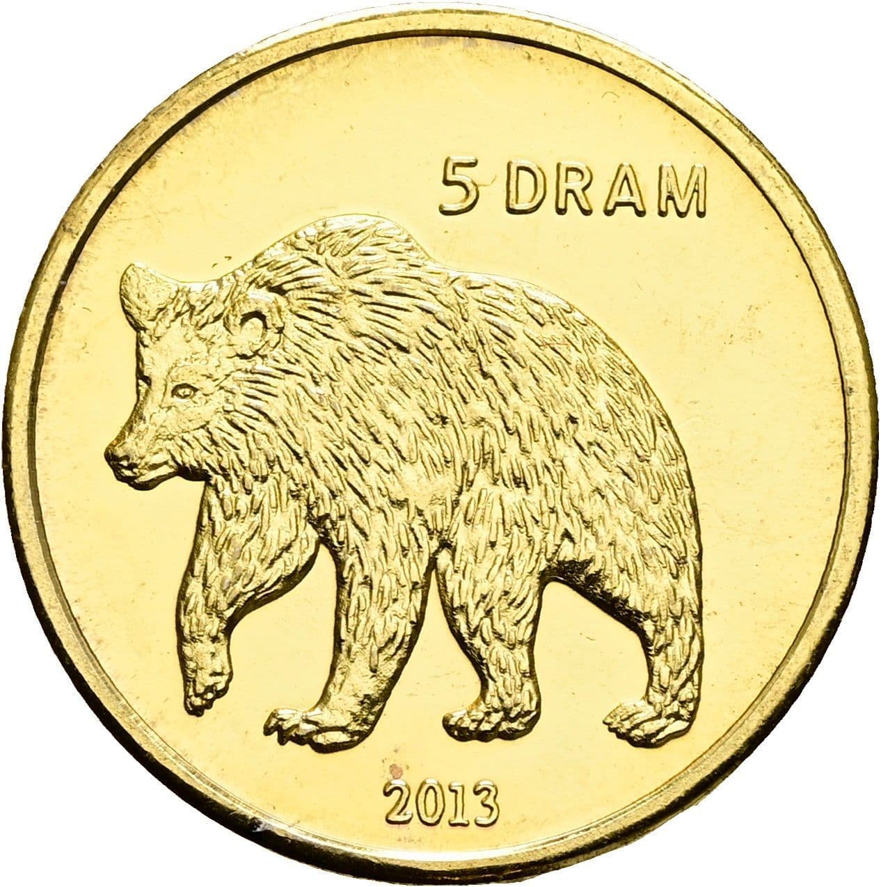 5 Dram 2013 – Vorderseite