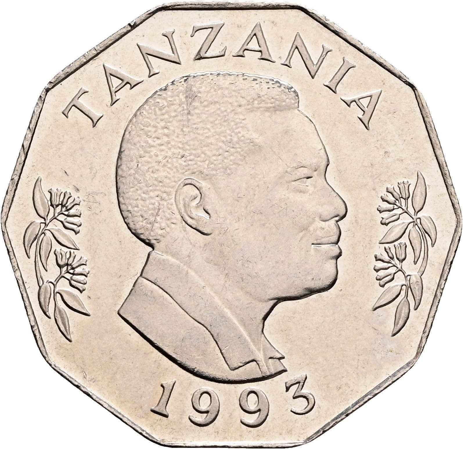 5 Shillingi 1993 – Rückseite