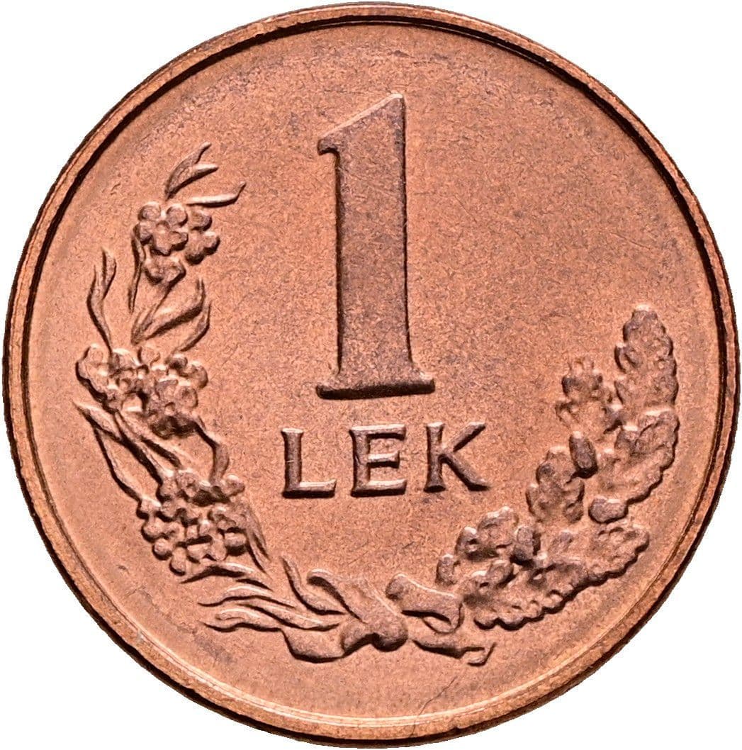1 Lek 1996 – Vorderseite