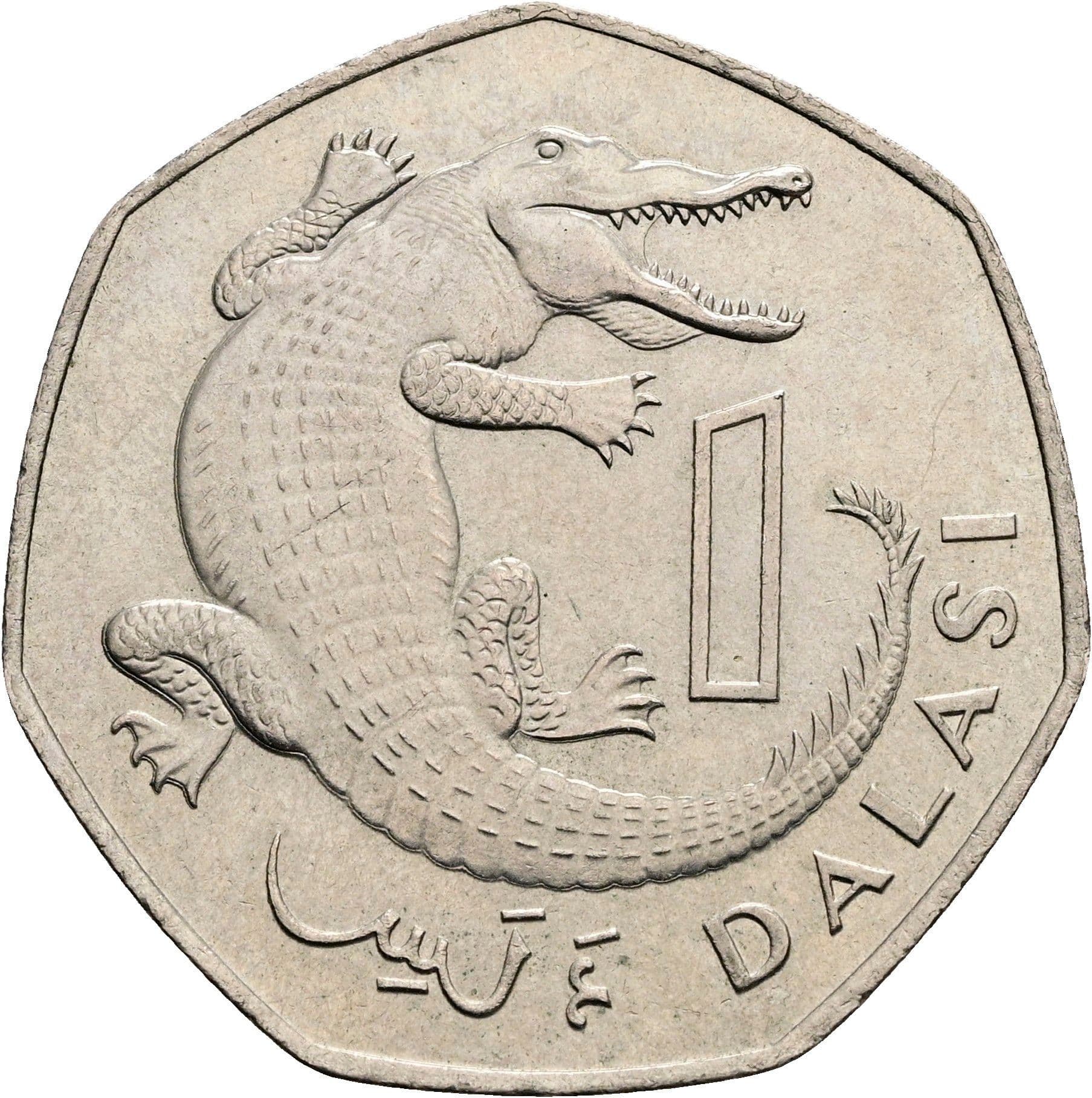 1 Dalasi 1987 – Vorderseite