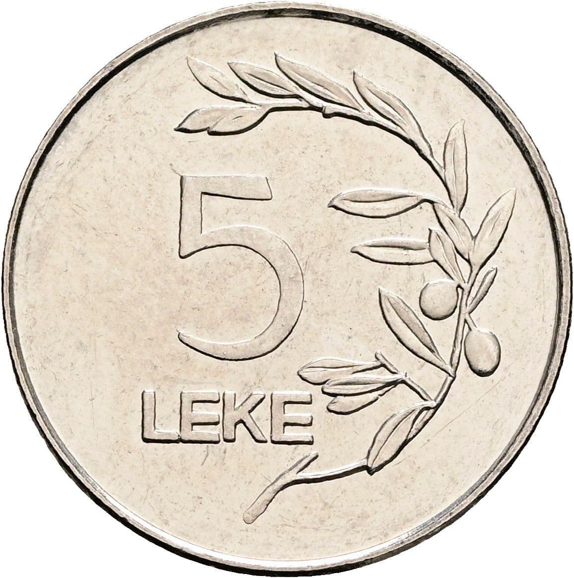 5 Leke 1995 – Vorderseite