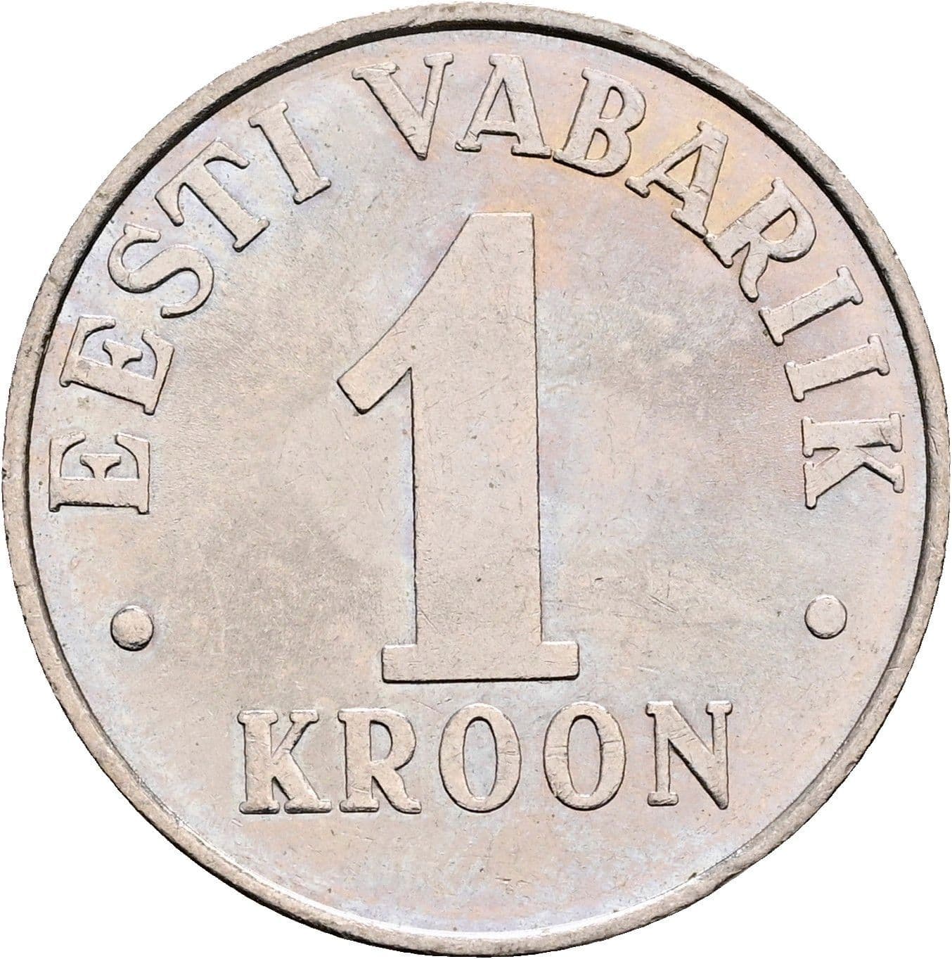 1 Kroon 1993 – Vorderseite