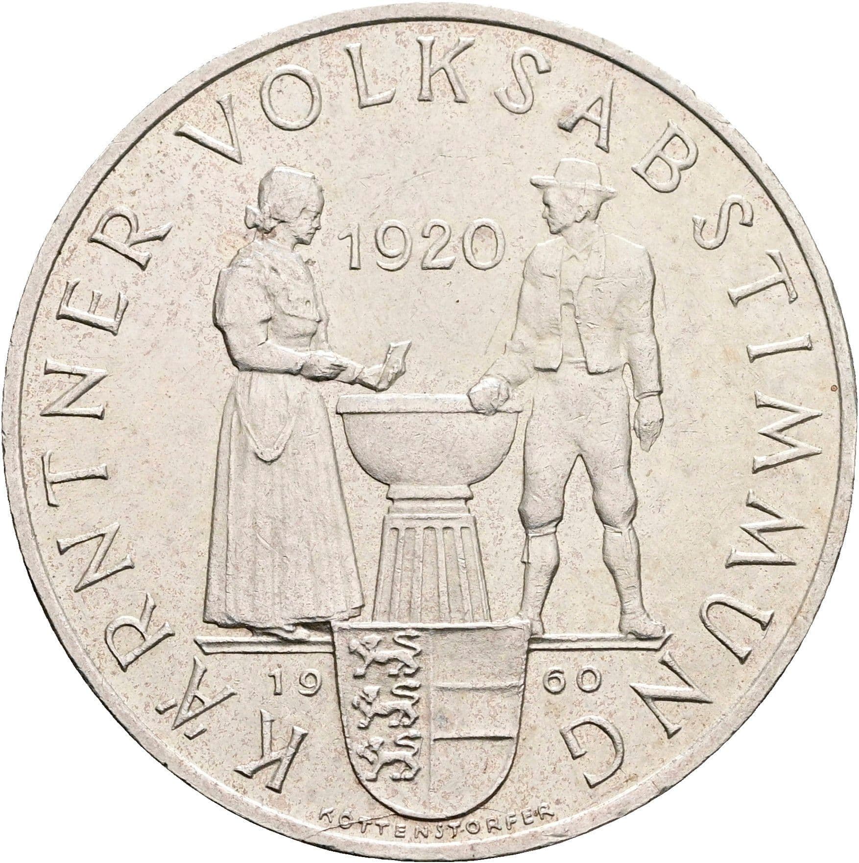 25 Schilling 1960 – Vorderseite