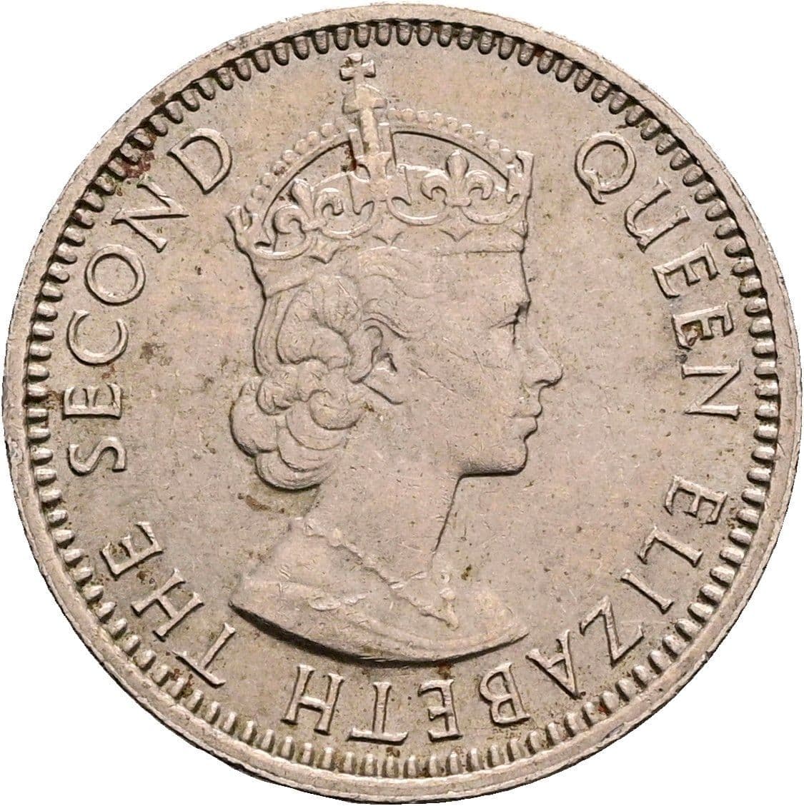 10 Cents Elisabeth II. 1952-2022 1961 – Rückseite