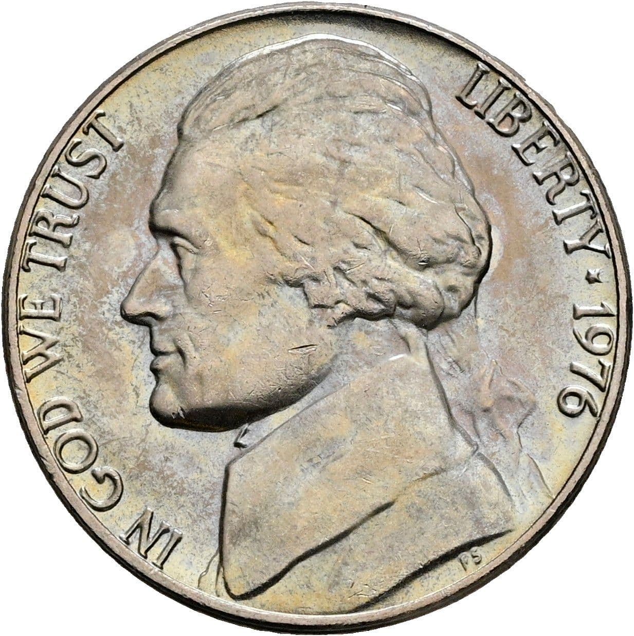 5 Cents 1976 – Vorderseite