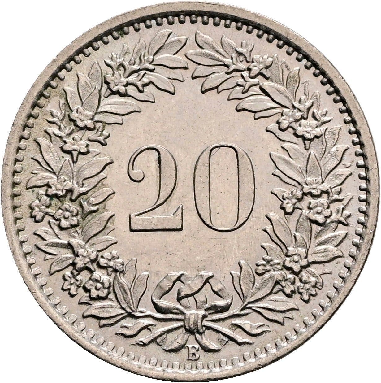 20 Rappen 1969 – Vorderseite