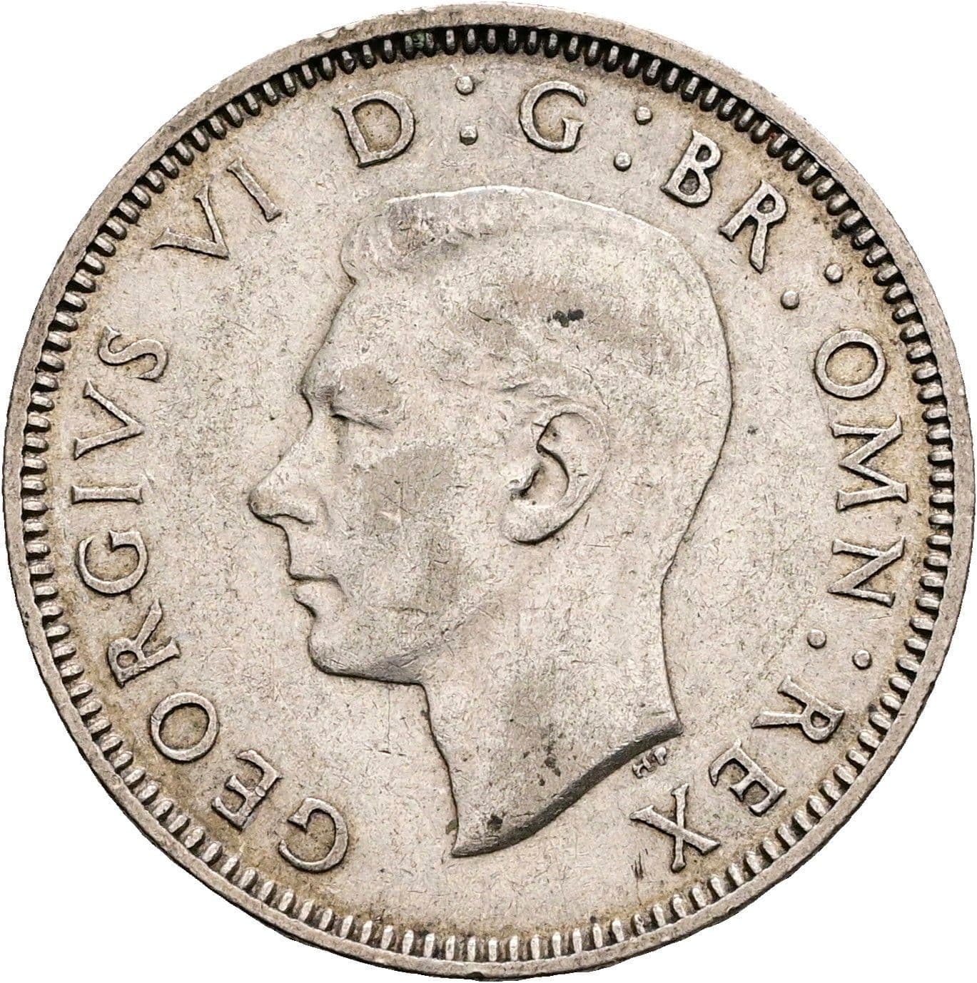 1 Shilling George VI. 1936-1952 1940 – Vorderseite