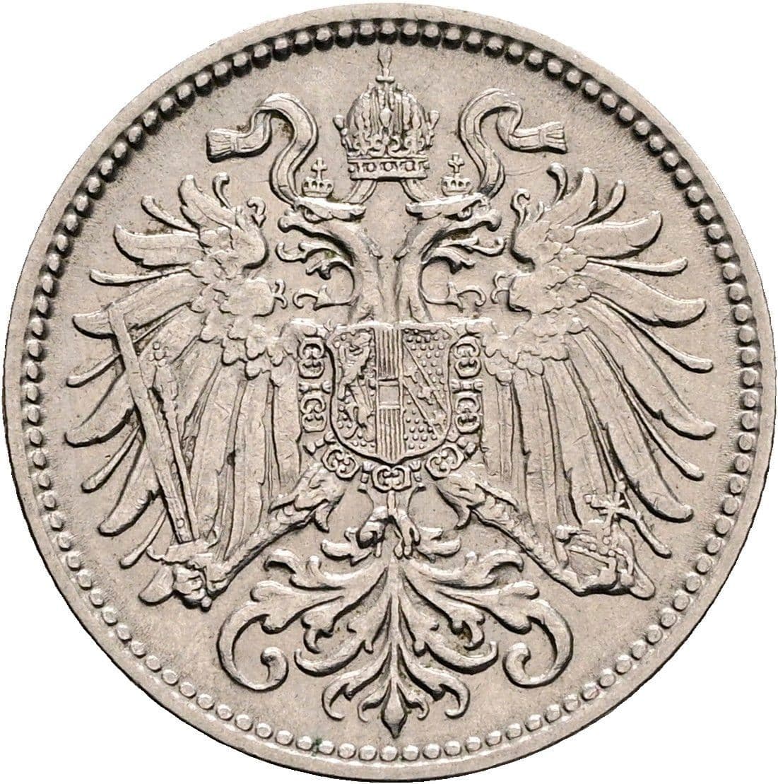 10 Heller Franz Joseph I. 1848-1916 1895 – Rückseite