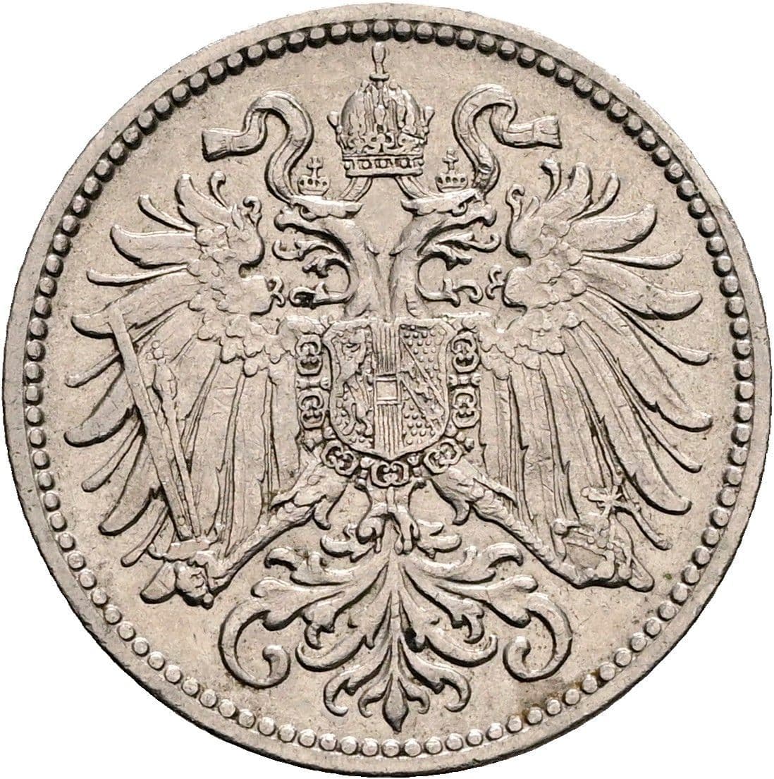 10 Heller Franz Joseph I. 1848-1916 1909 – Rückseite