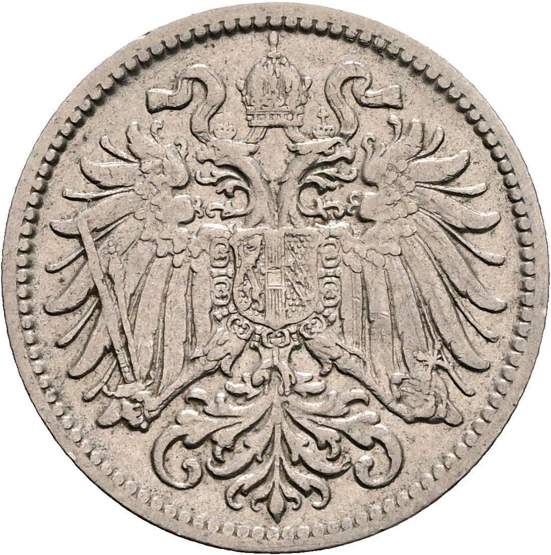 10 Heller Franz Joseph I. 1848-1916 1909 – Rückseite