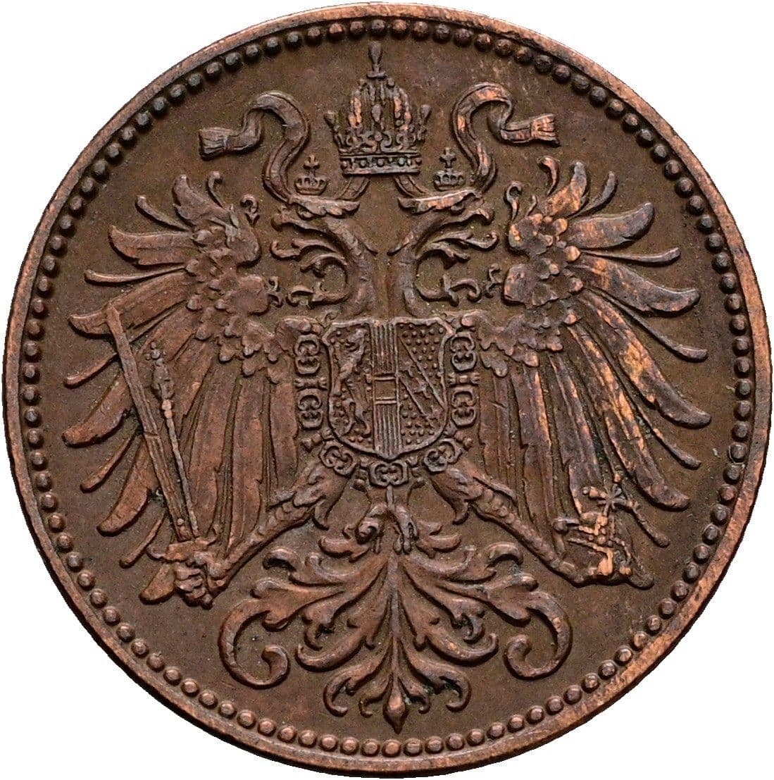2 Heller Franz Joseph I. 1848-1916 1906 – Rückseite