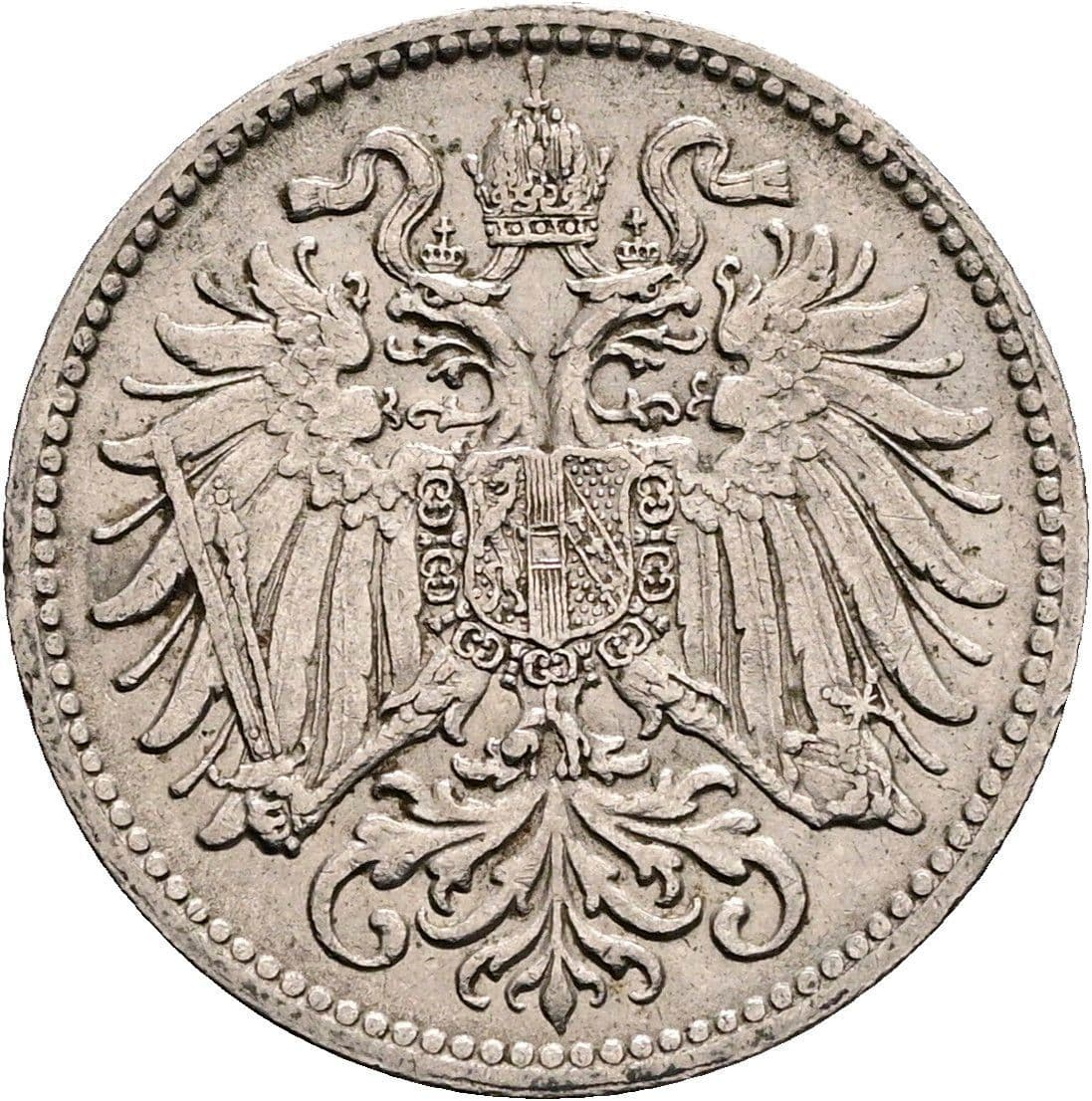 10 Heller Franz Joseph I. 1848-1916 1909 – Rückseite