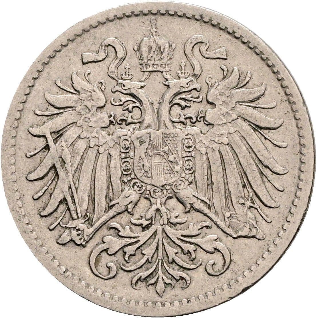 10 Heller Franz Joseph I. 1848-1916 1893 – Rückseite
