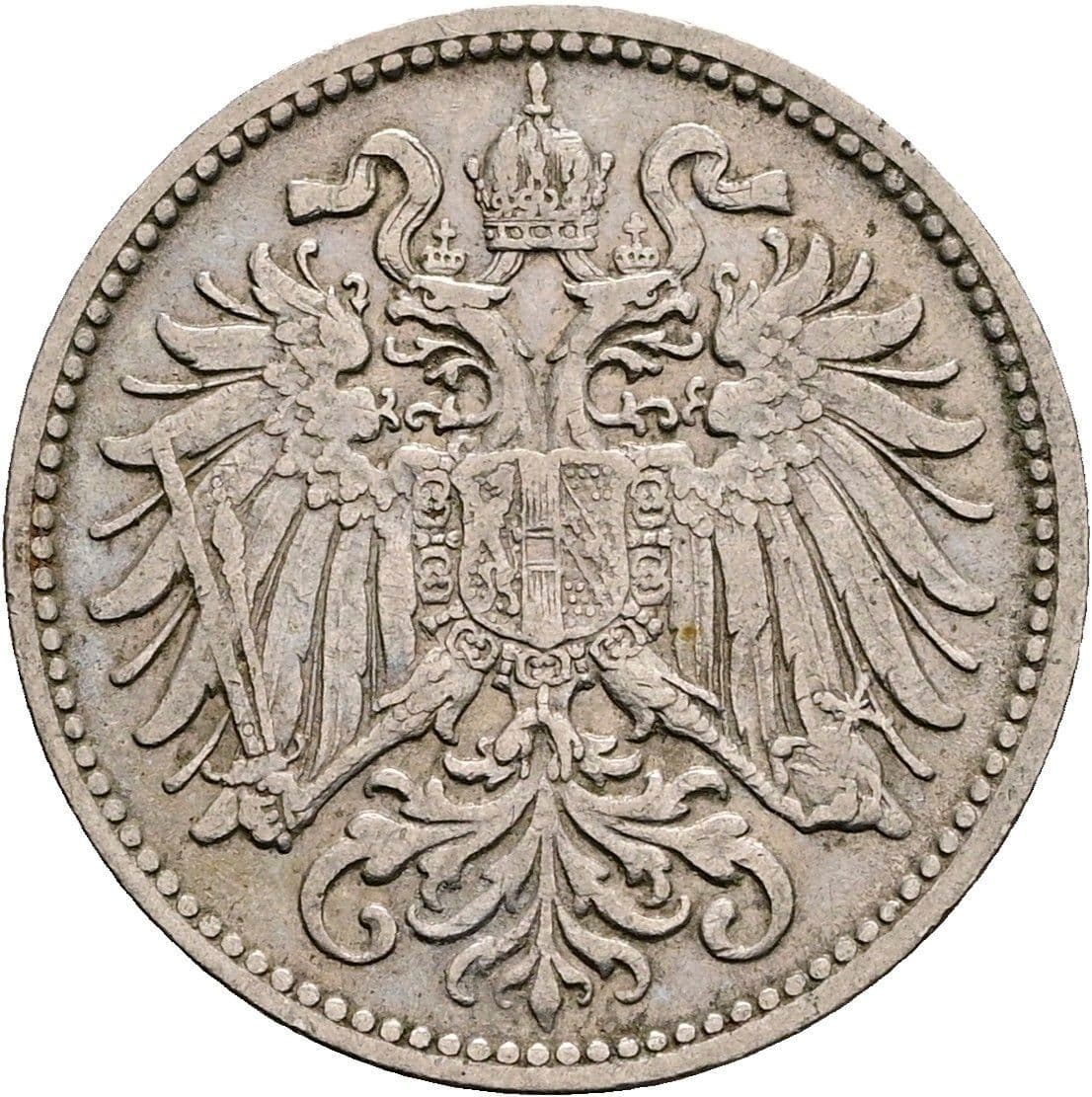 10 Heller Franz Joseph I. 1848-1916 1895 – Rückseite