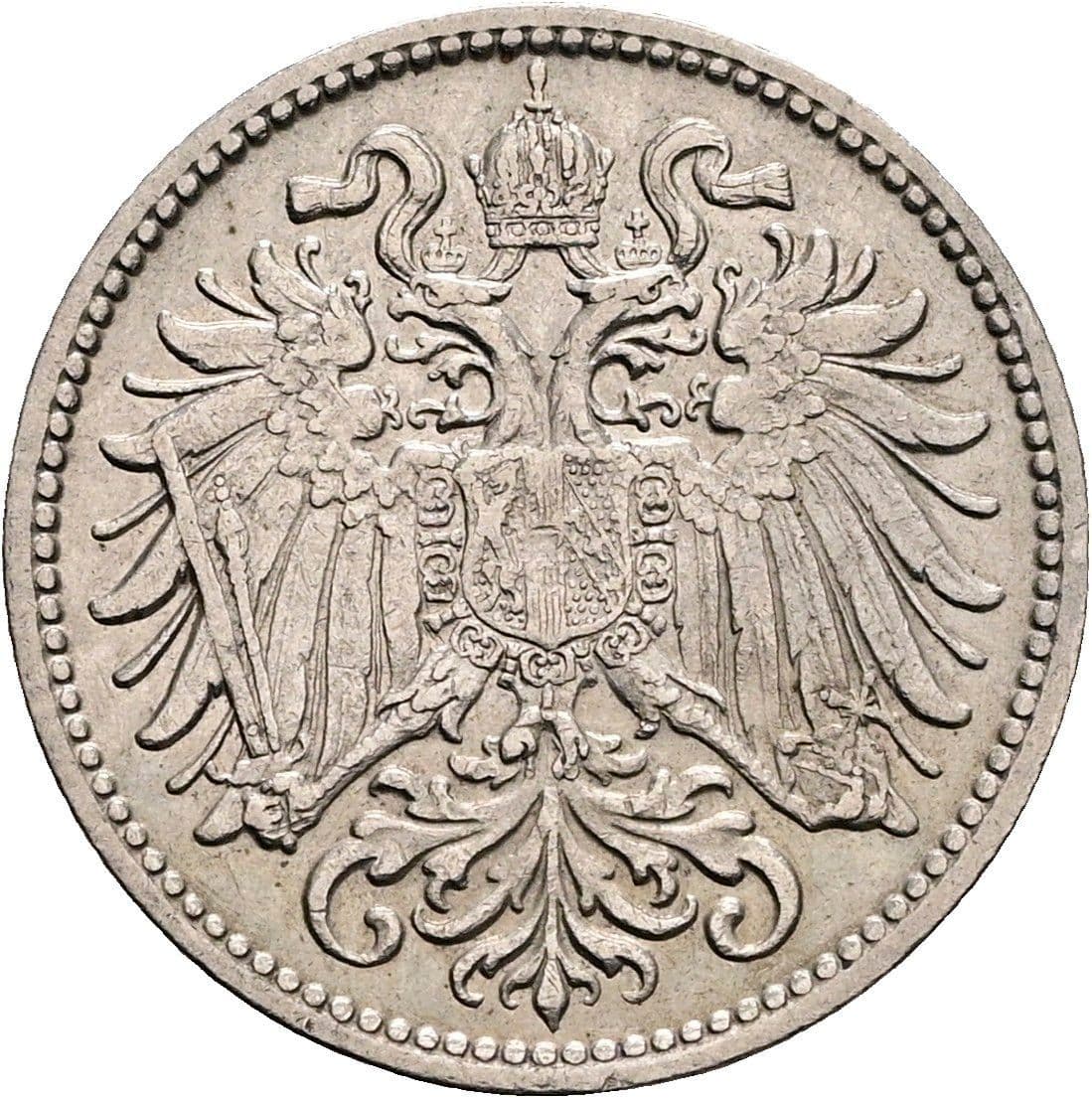 10 Heller Franz Joseph I. 1848-1916 1909 – Rückseite