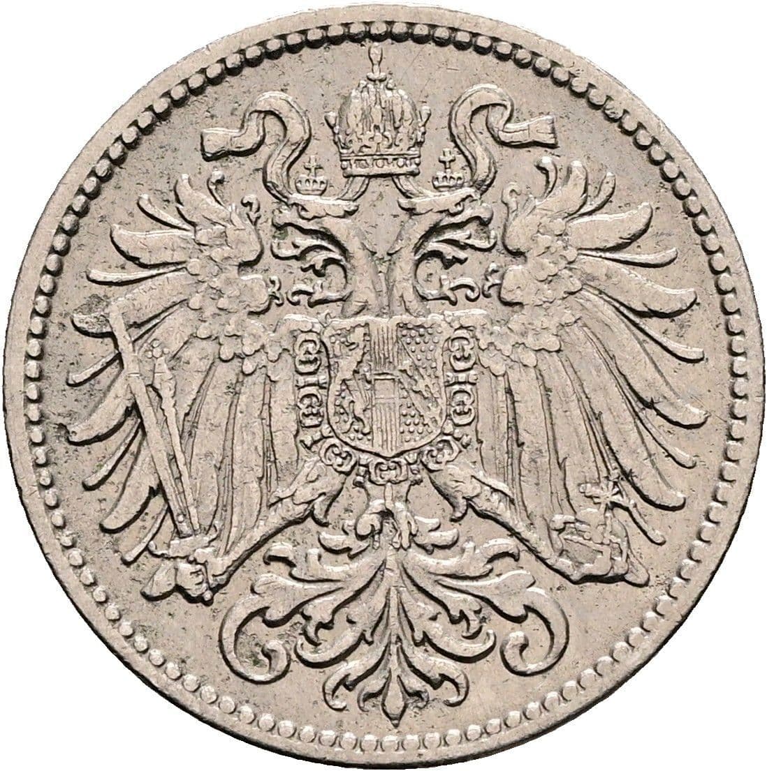 10 Heller Franz Joseph I. 1848-1916 1909 – Rückseite