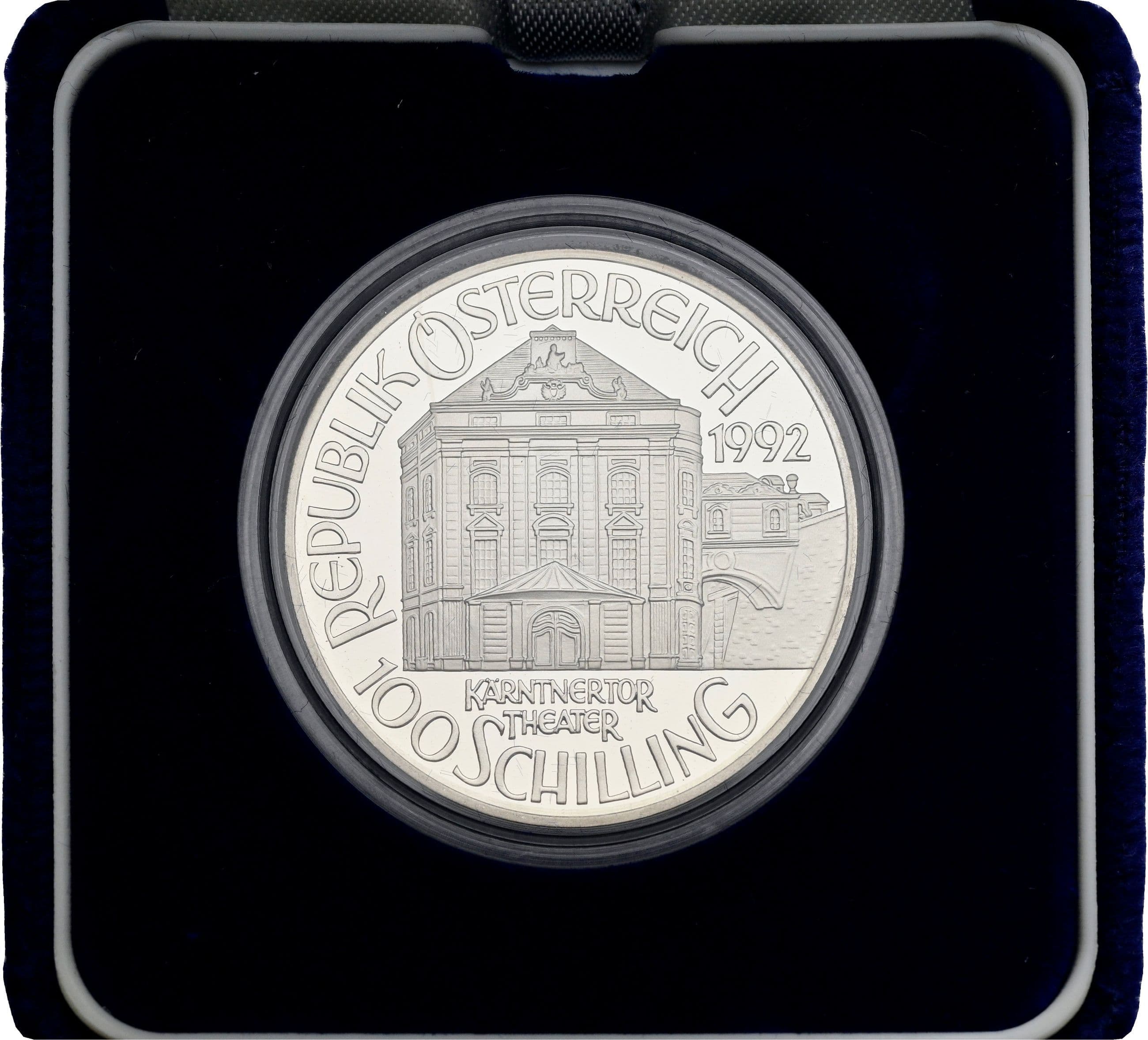 100 Schilling 1992 – Rückseite