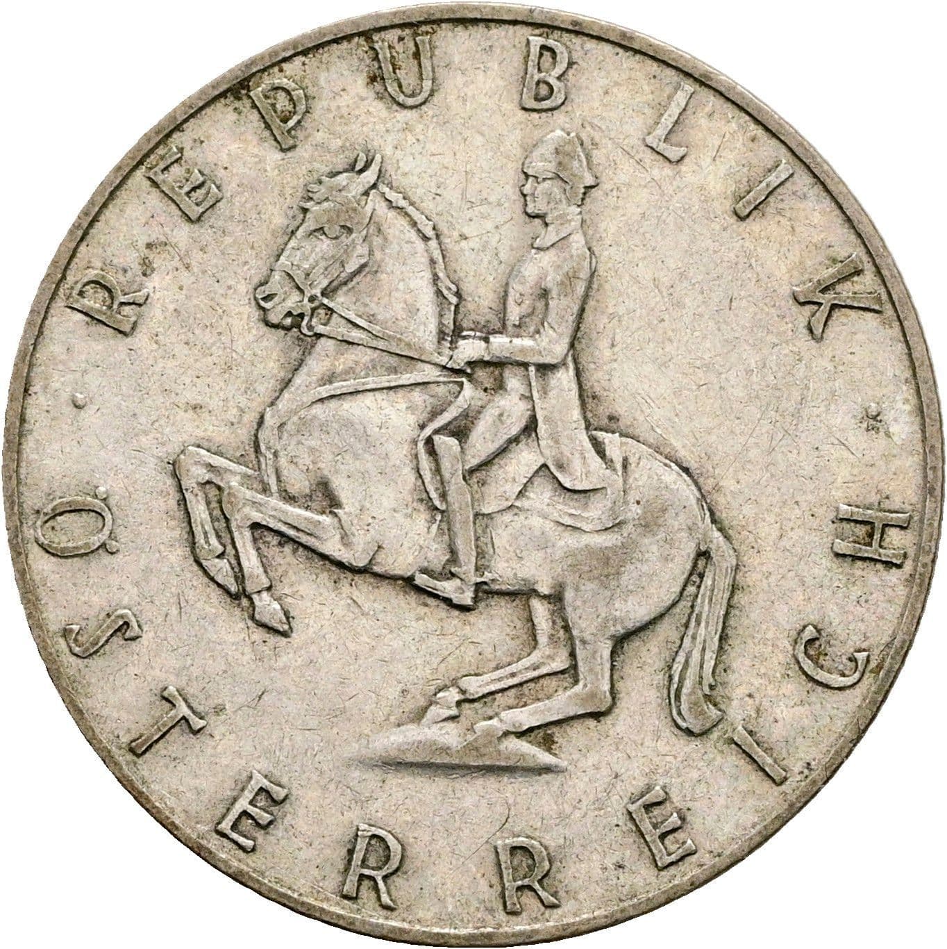 5 Schilling 1961 – Rückseite