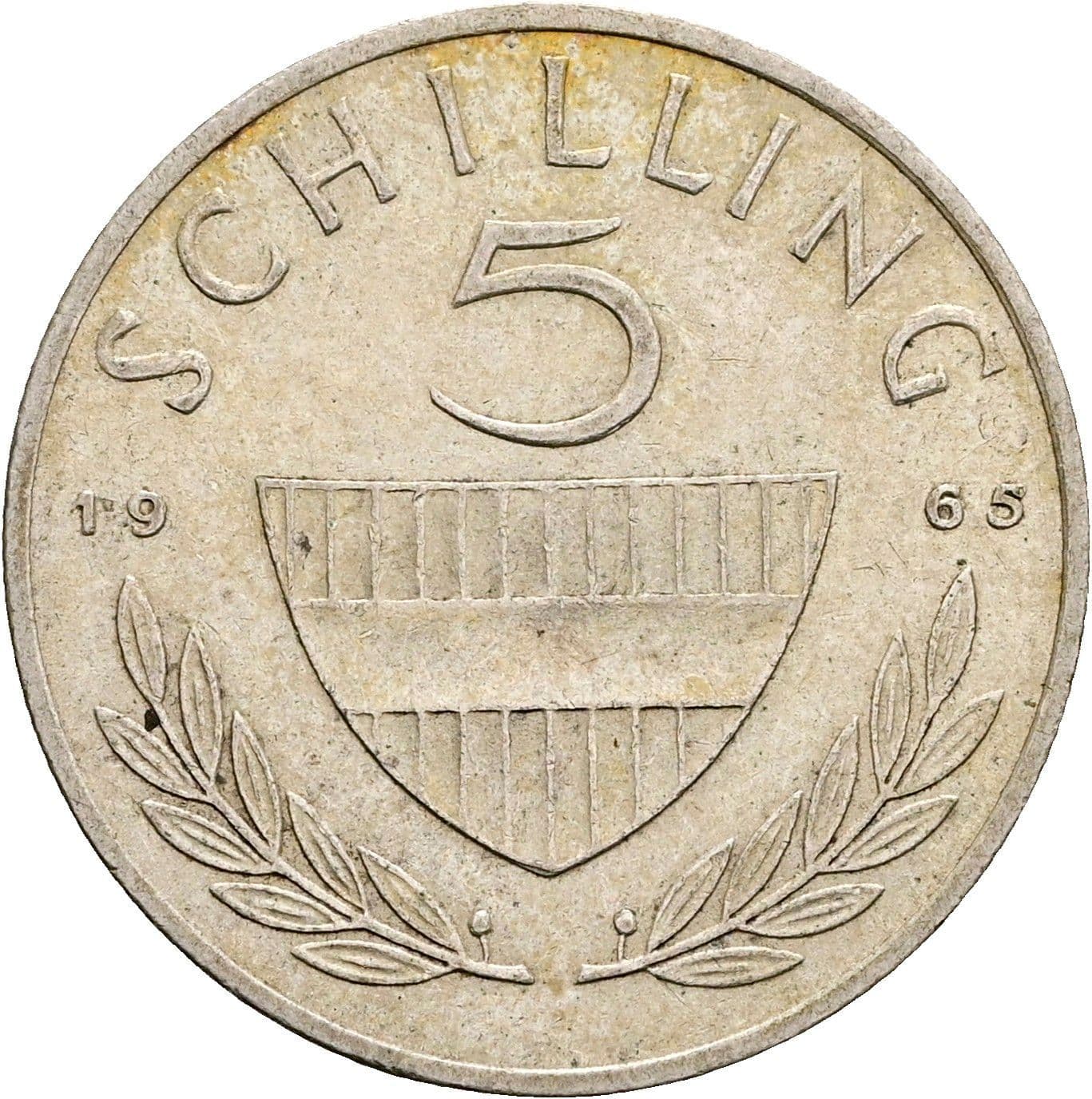 5 Schilling 1965 – Vorderseite