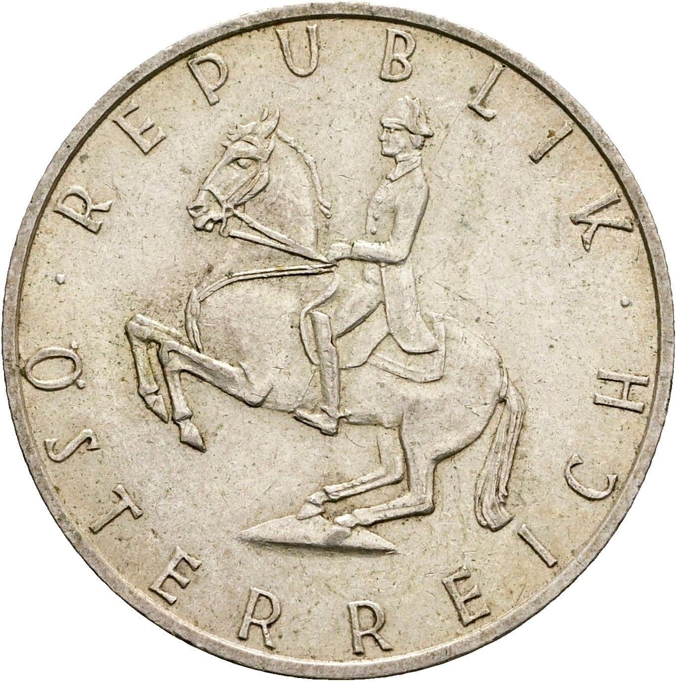 5 Schilling 1965 – Rückseite
