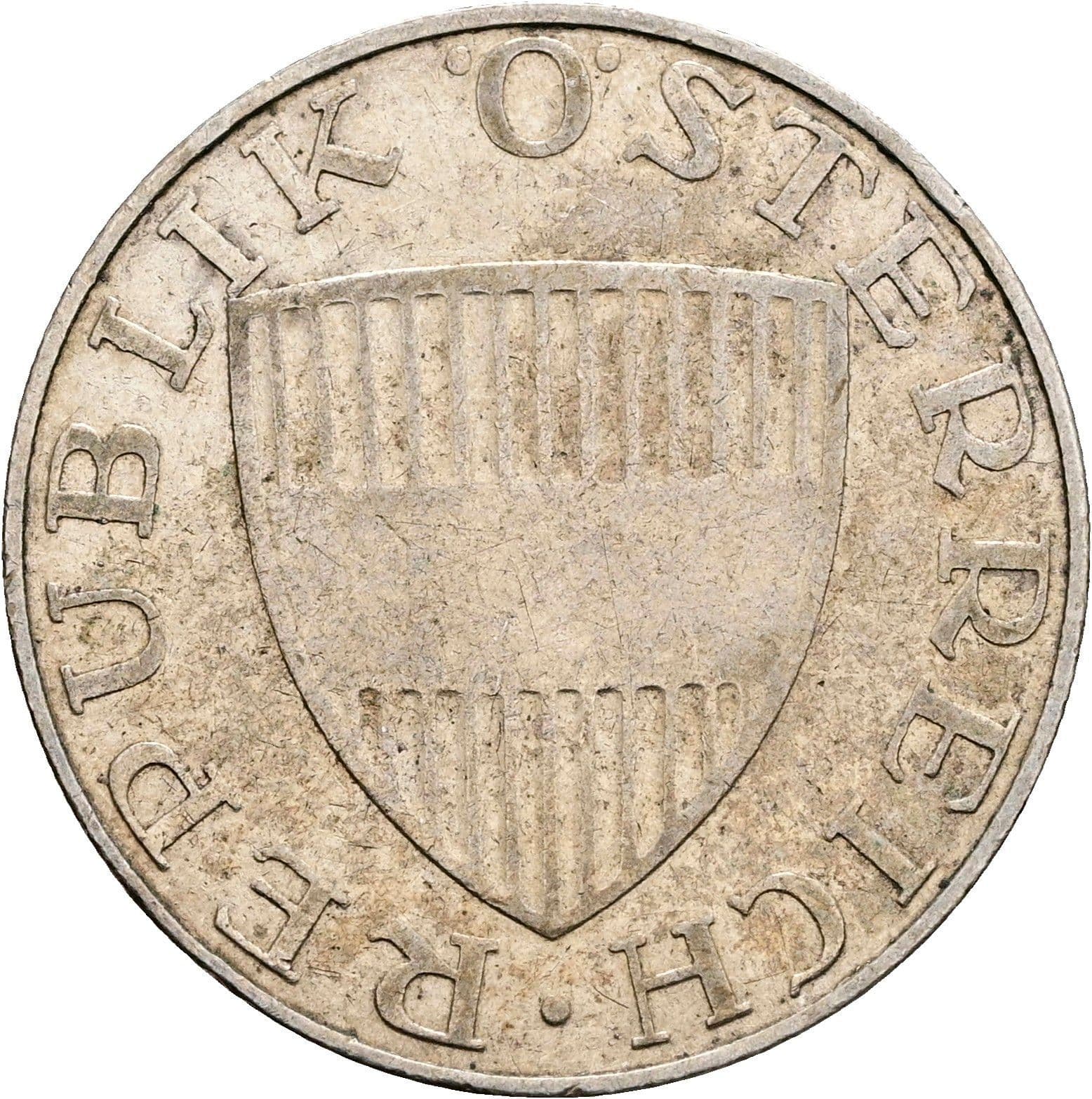 10 Schilling 1958 – Rückseite