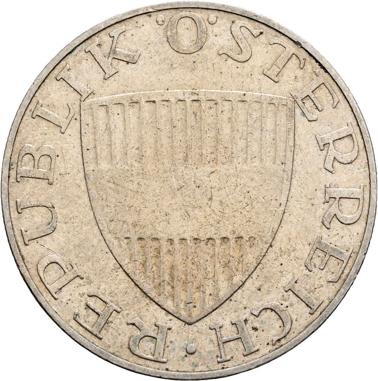 10 Schilling 1958 – Rückseite