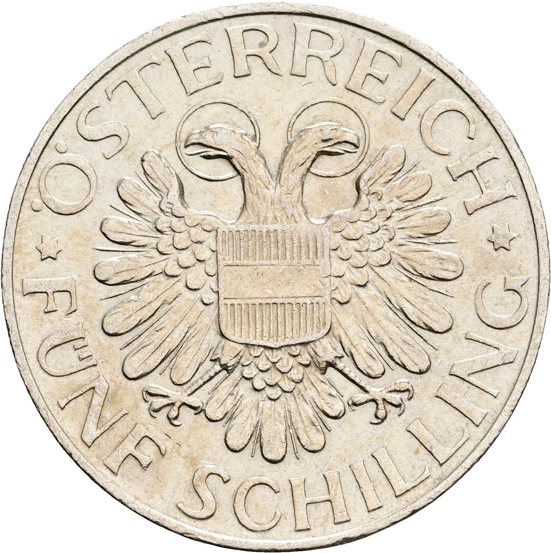 5 Schilling Magna Mater 1934 – Rückseite